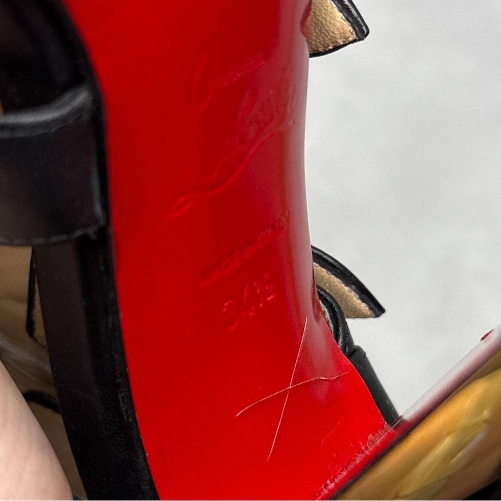 Christian Louboutin Christian Louboutin Fencing Leather Gladiator Bootie Heels Size US 4.5 / IT 34.5 - 11 Thumbnail