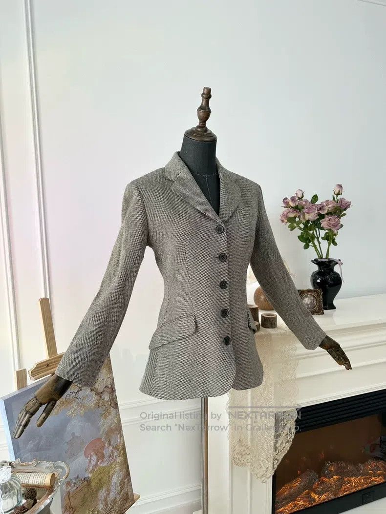 Hermes Hermes Wool and Cashmere Blended Business Casual Blazer Ja Size XS / US 0-2 / IT 36-38 - 6 Thumbnail