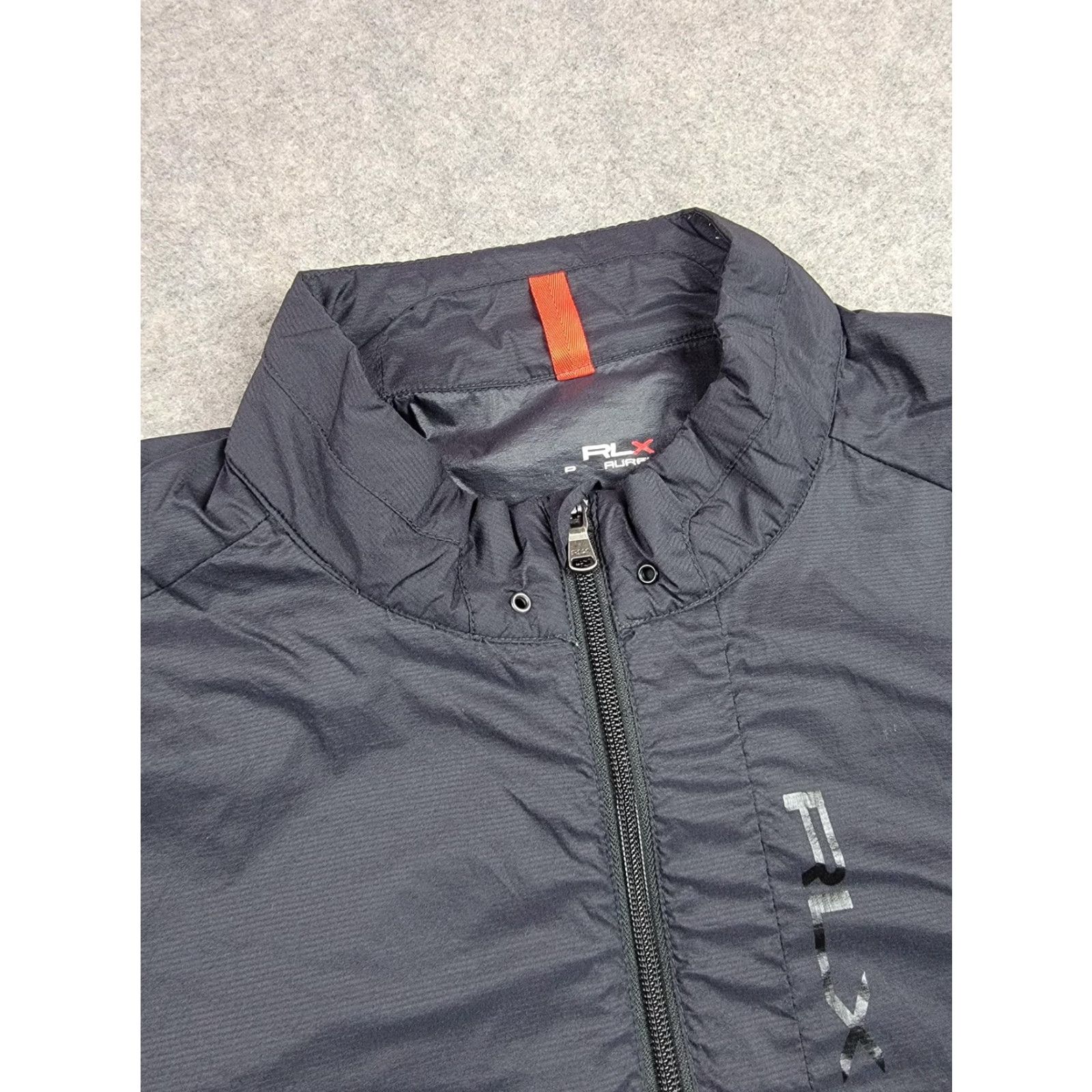 Polo Ralph Lauren RLX Ralph Lauren Jacket Mens XL Black Packable Windbreaker Full Zip Golf Nylon Coat Size US XL / EU 56 / 4 - 2 Thumbnail