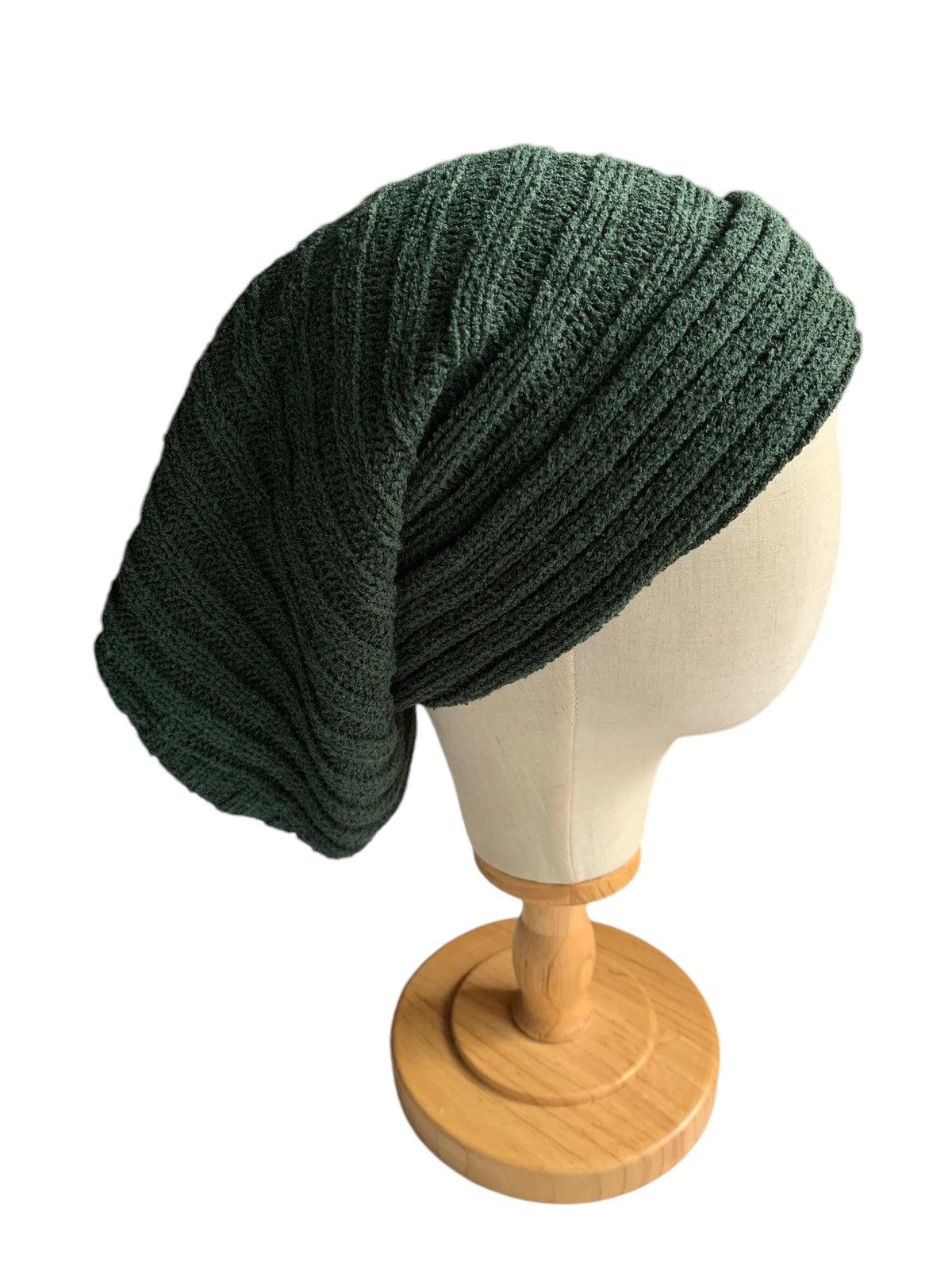 14th Addiction × Vintage Knitted Crochet Hippies Style Slouchy Long Beanie hats🌈☠️ Size ONE SIZE - 1 Thumbnail