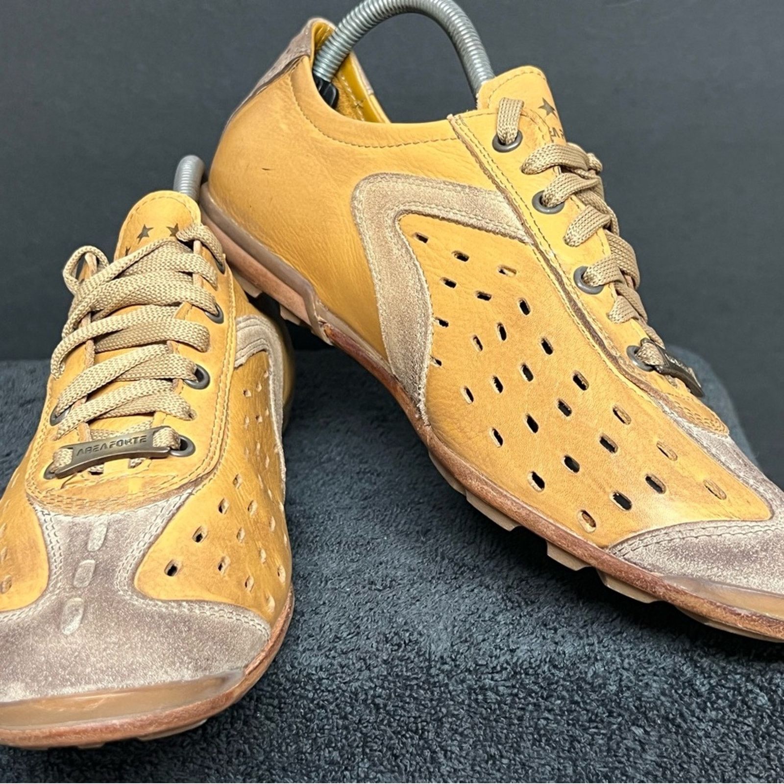 Designer Area Forte Vero Cuoio Leather Shoes EU 41 US 8 Made In Italy Size US 8 / EU 41 - 3 Thumbnail