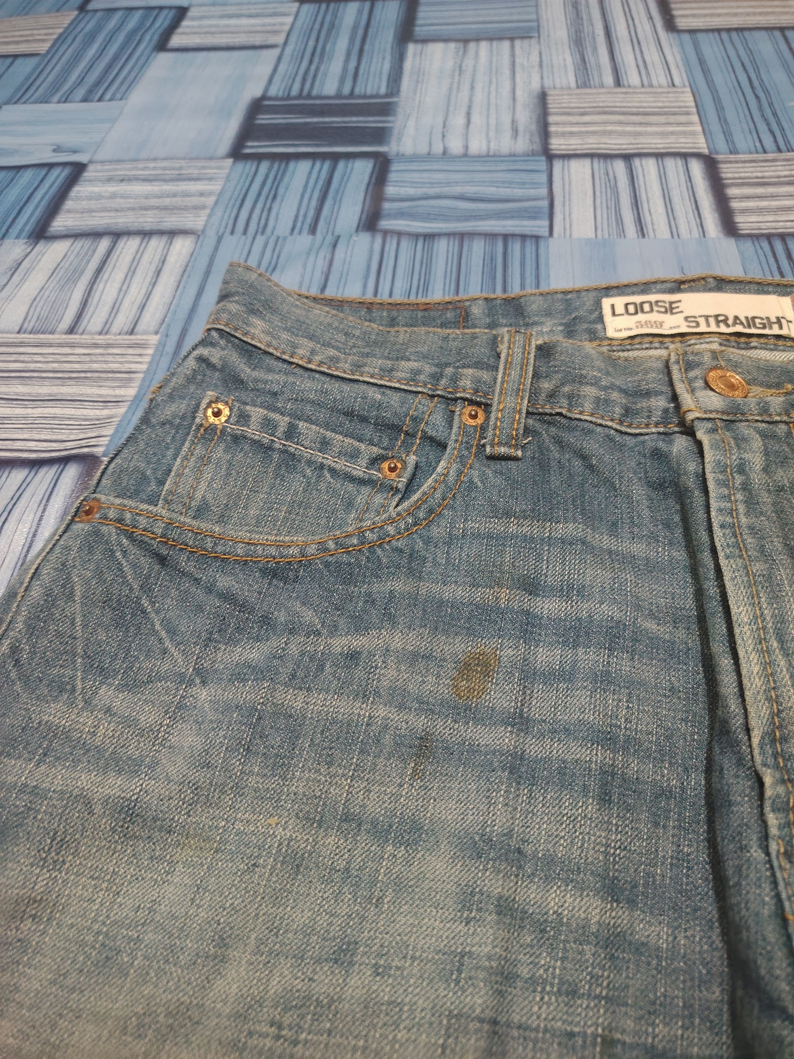 Levi's Japanese Levi's Loose Straight Distressed Denim Size US 30 / EU 46 - 5 Thumbnail