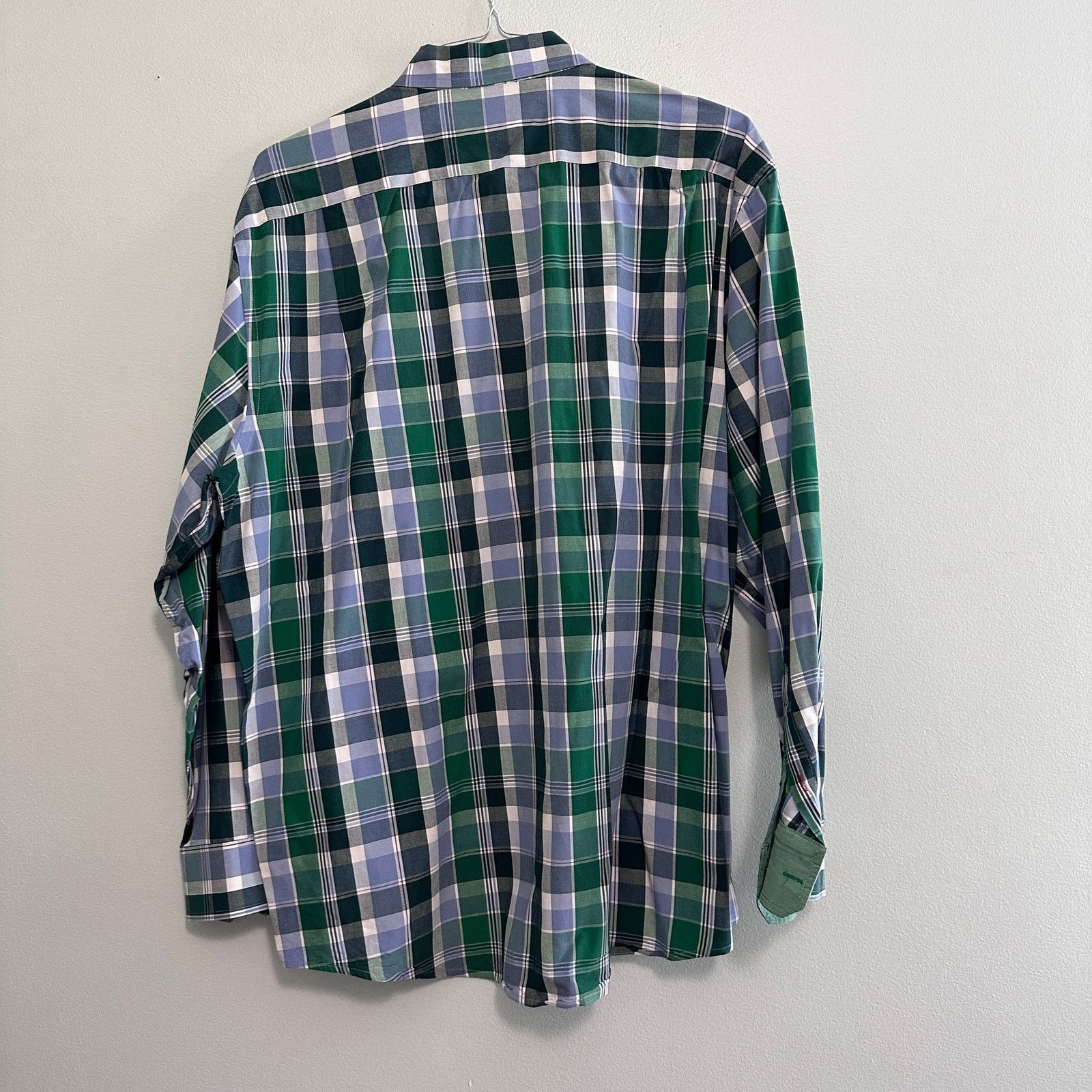 Izod Izod green plaid button downq Size US XL / EU 56 / 4 - 3 Thumbnail