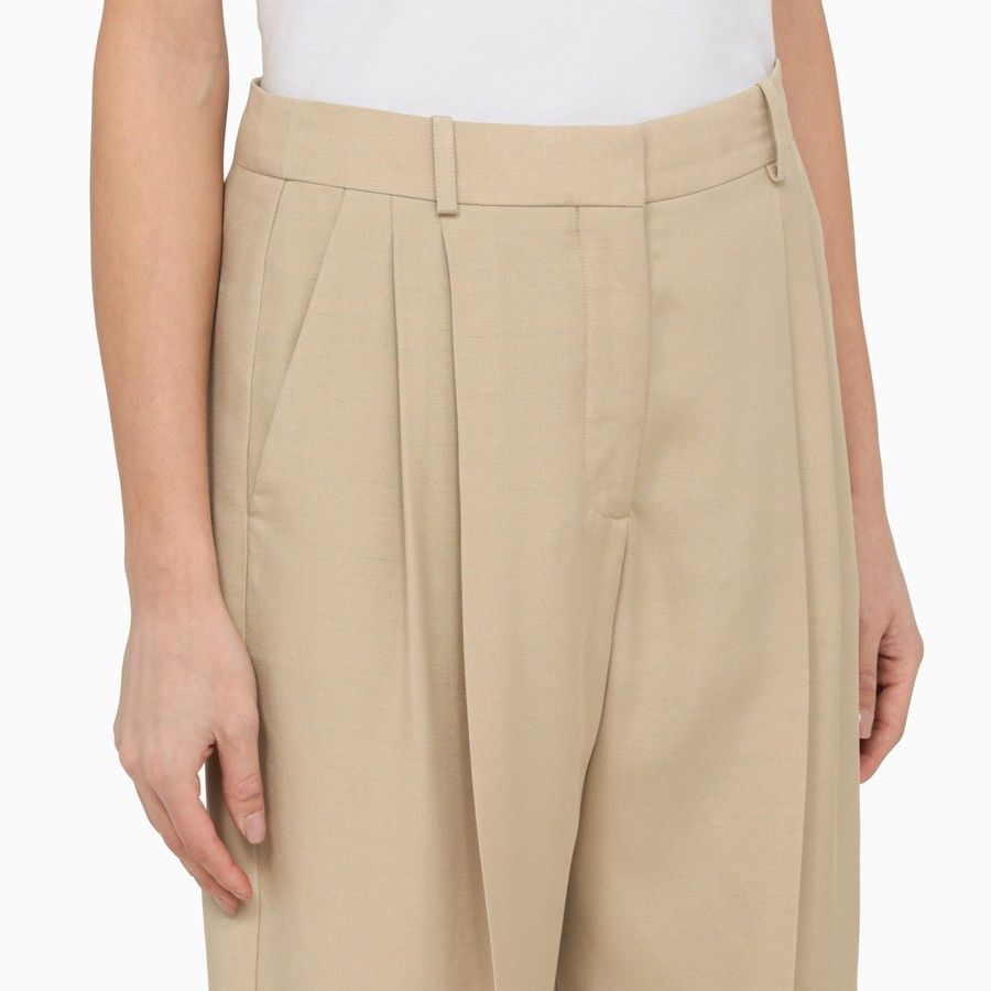 Stella McCartney o1d2blof1024 Pant in Beige Size 27" / US 4 / IT 40 - 5 Thumbnail