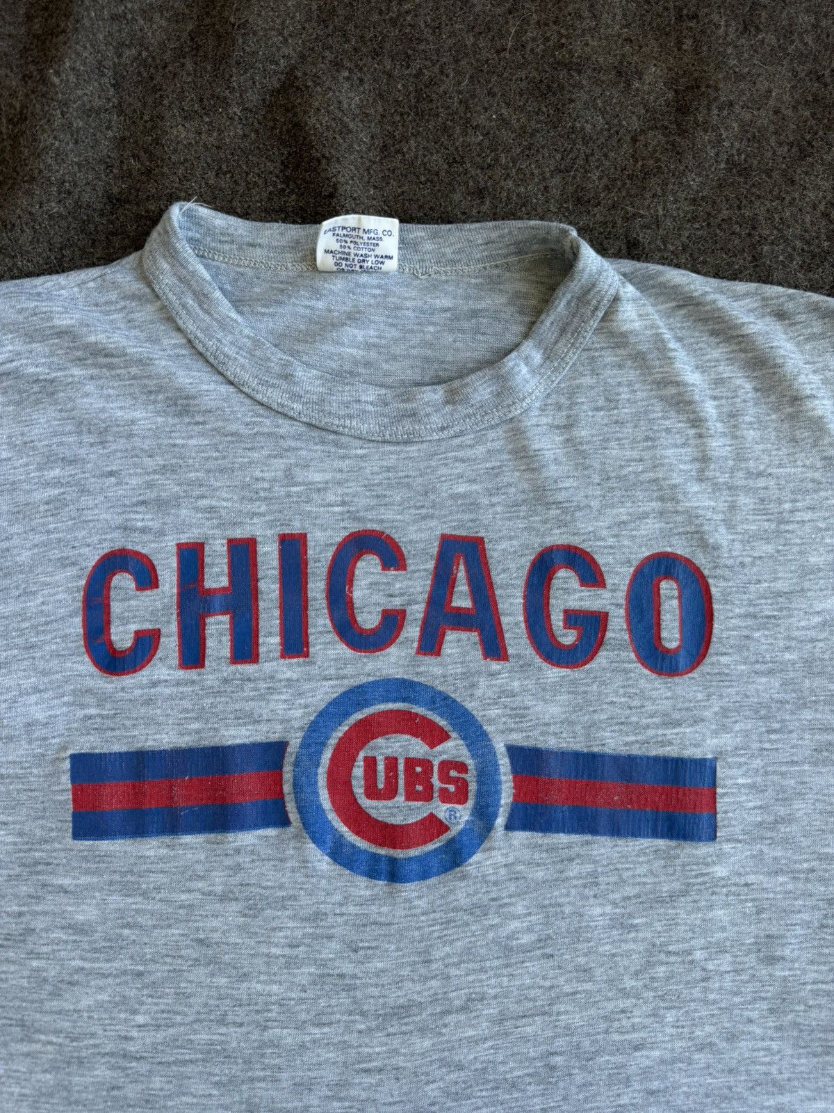 Other Vintage 80s Eastport Chicago Cubs Single Stitch T-shirt Size US M / EU 48-50 / 2 - 2 Thumbnail