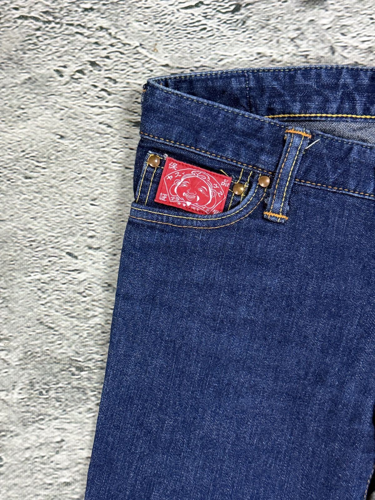 Evisu Evisu Donna jeans bootcut heart pink seagull embroidery Size 25" / US 0 / IT 36 - 7 Thumbnail