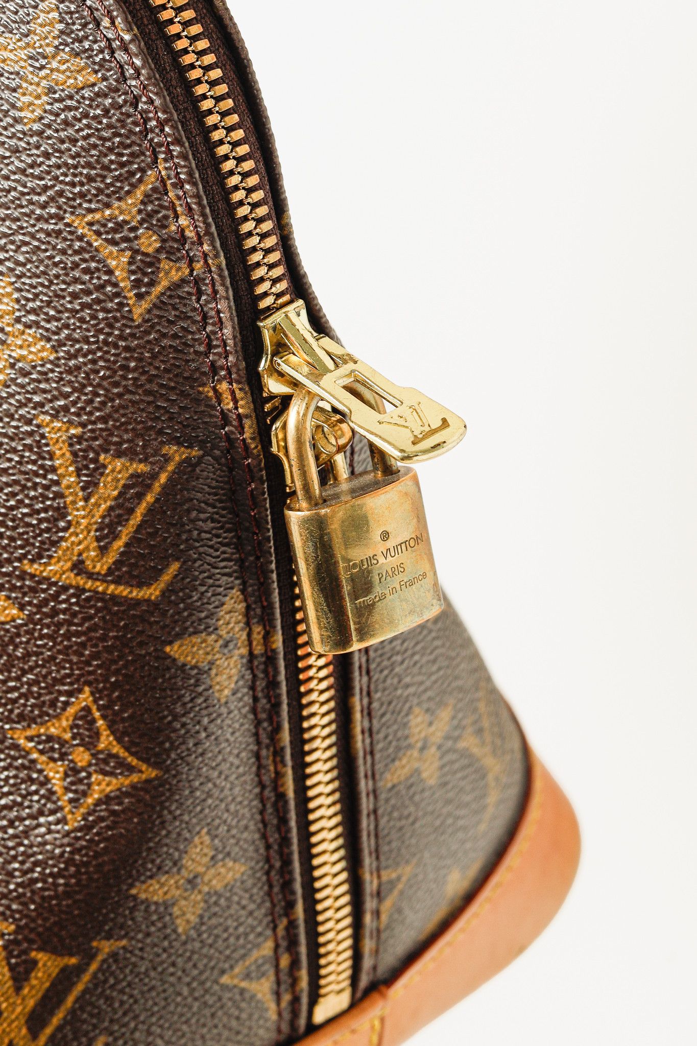 Louis Vuitton Louis Vuitton Vintage Alma Brown Monogram Handbag Size ONE SIZE - 10 Thumbnail