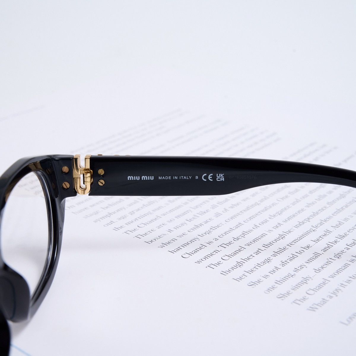 Miu Miu MIU MIU 0MU 03WV 16K1O1 GLASSES Size ONE SIZE - 4 Thumbnail