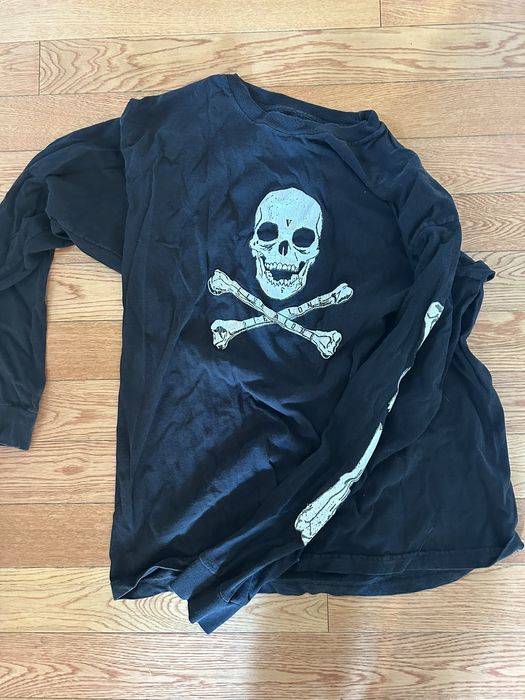 Vlone Vlone Skull And Bones Ls Grailed