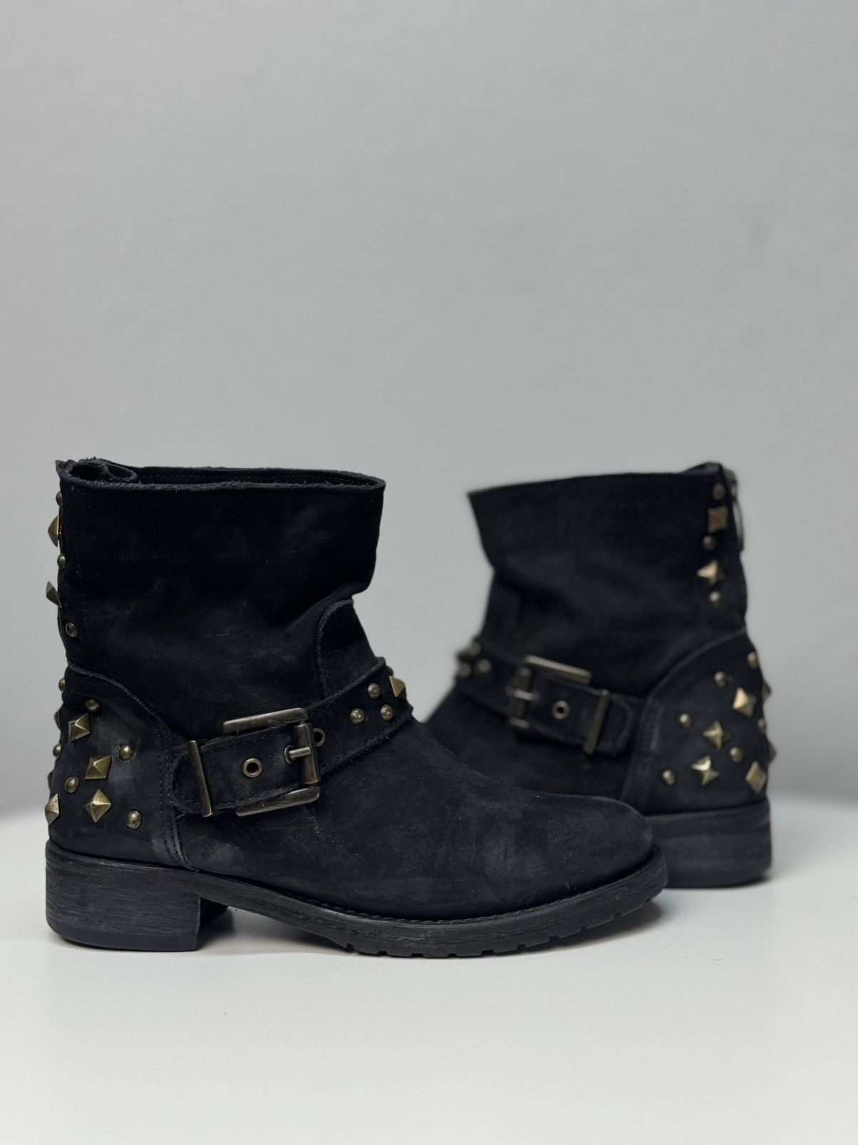 A.S.98 Vintage A.S. 98 leather Western boots ankle Margiela Prada Size US 8 / IT 38 - 5 Thumbnail
