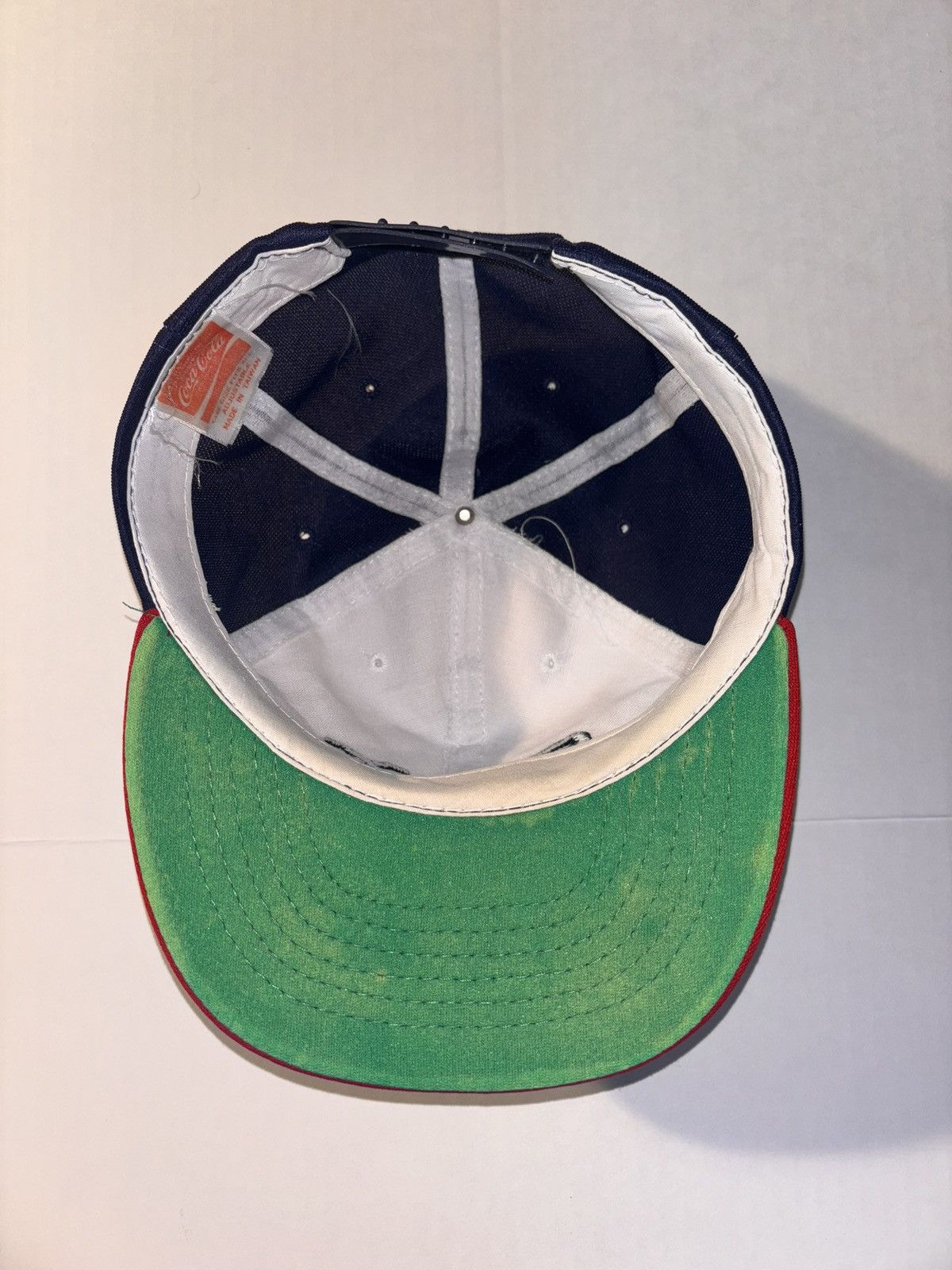 MLB Vtg Chicago White Sox 80s MLB Snapback Trucker Hat Coca Cola Size ONE SIZE - 5 Thumbnail