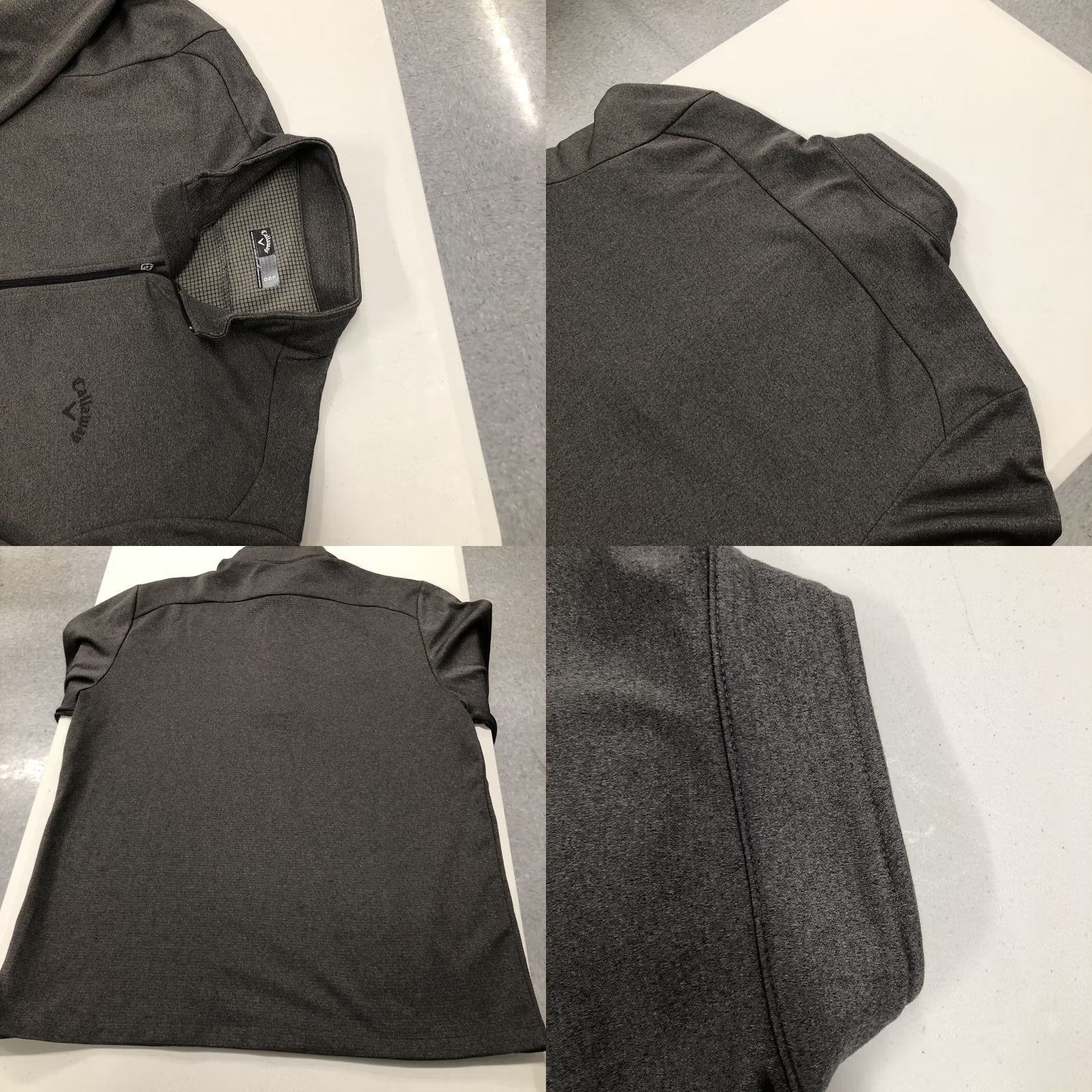 Callaway CALLAWAY 1/4 ZIP GOLF PULLOVER MENS LARGE GRAY Size US L / EU 52-54 / 3 - 8 Thumbnail