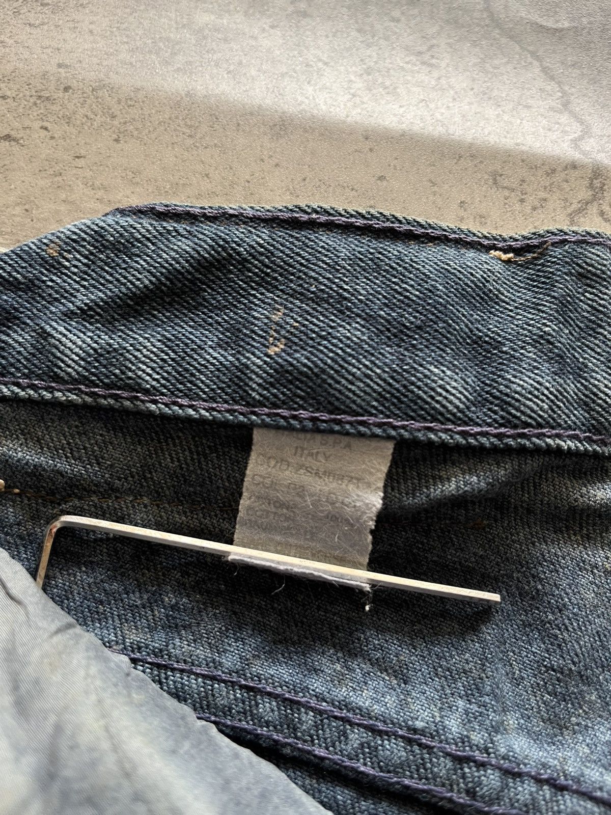 Armani Vintage Armani Jeans – Dark Blue Tapered Cut Size US 29 - 11 Thumbnail
