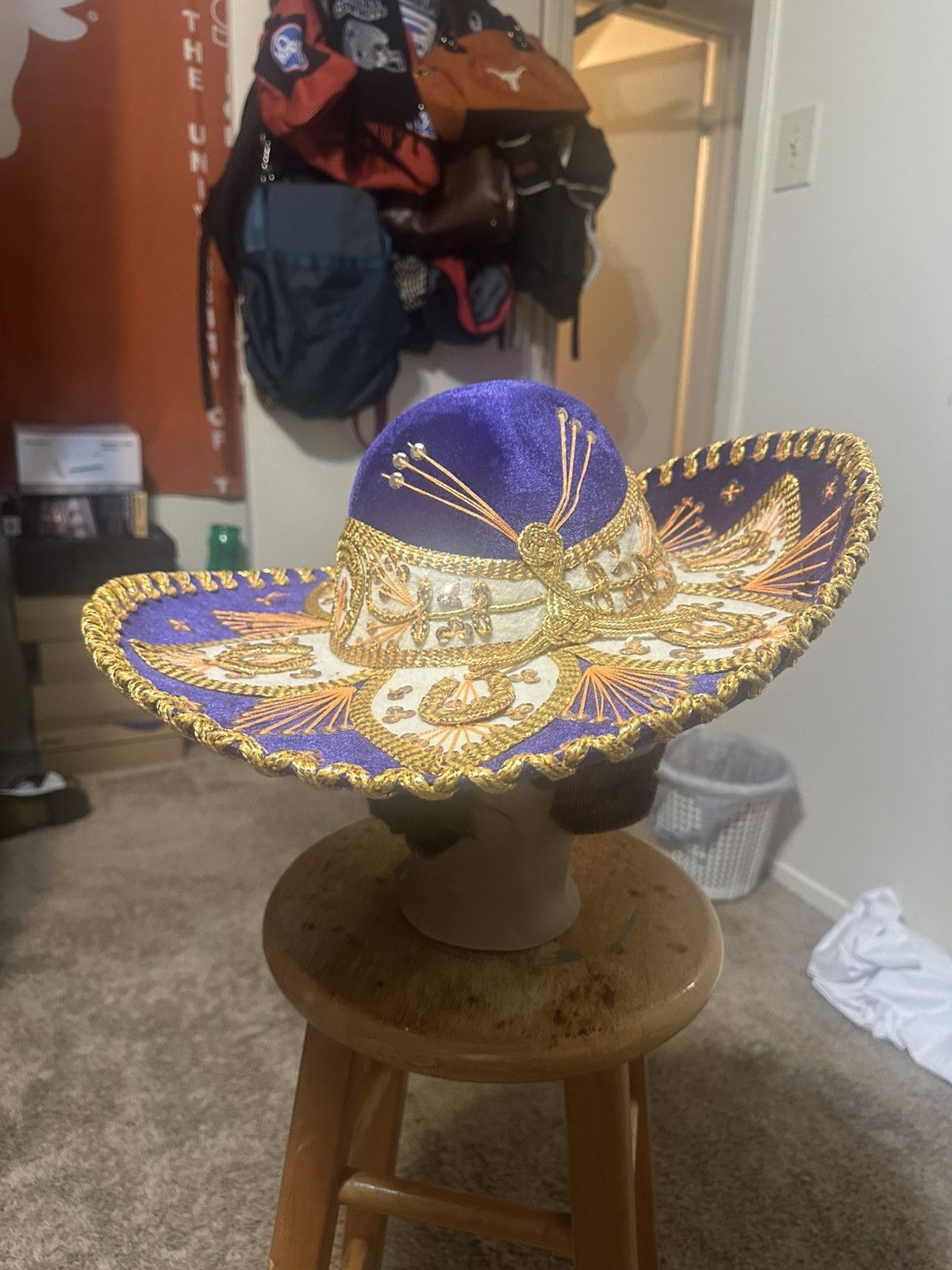 New Era × Nike × Vintage Vintage Belri Embroidered Mariachi Sombrero Hat Size ONE SIZE - 3 Thumbnail