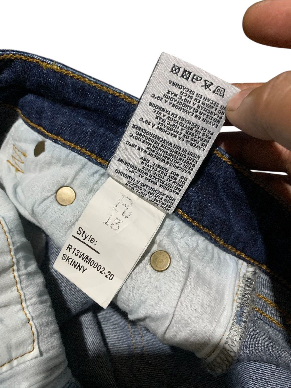 R13 R13 skinny jeans Size 27" / US 4 / IT 40 - 13 Thumbnail
