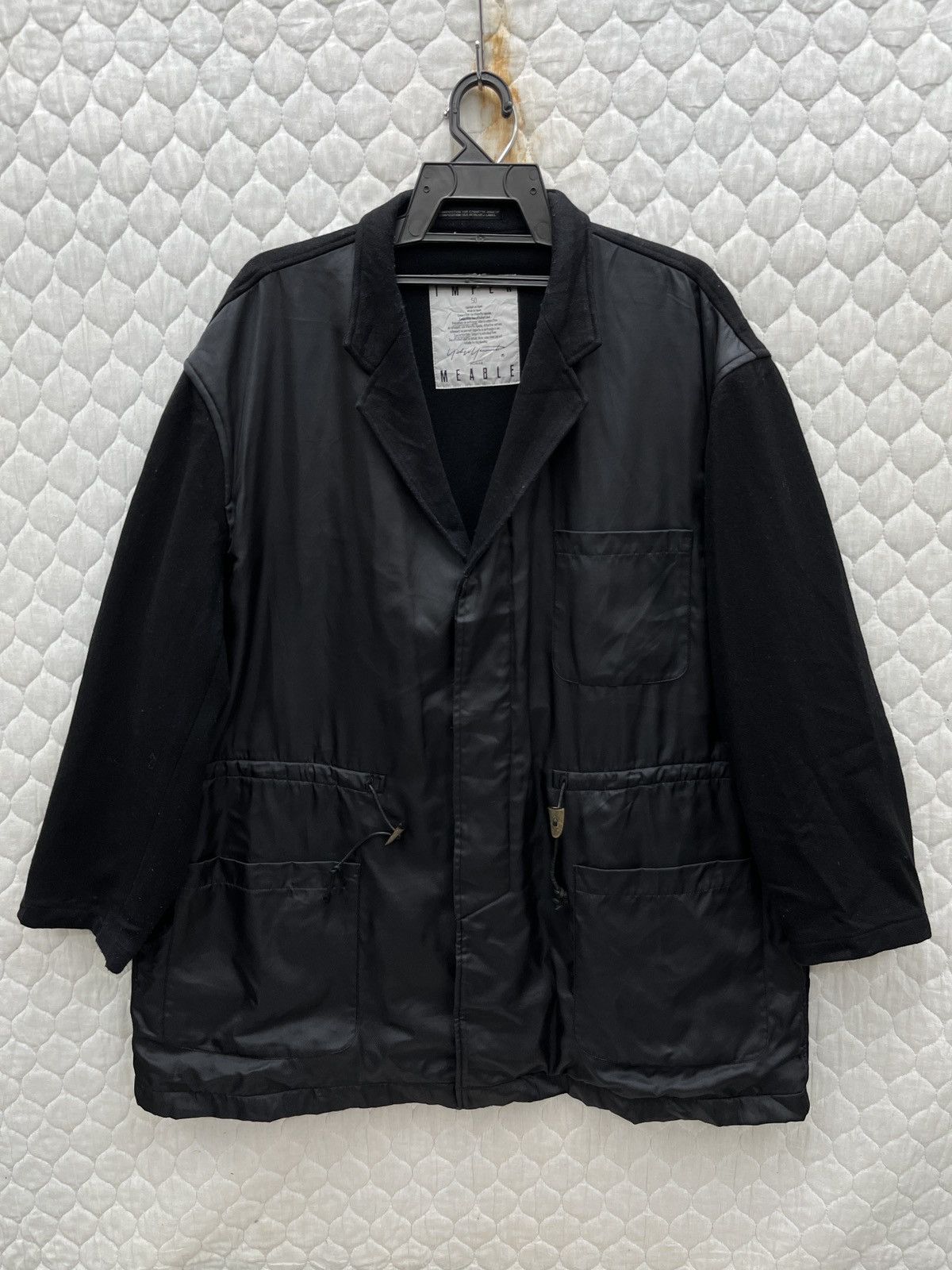 Yohji Yamamoto デタッチャブルジャケットブラックarchive