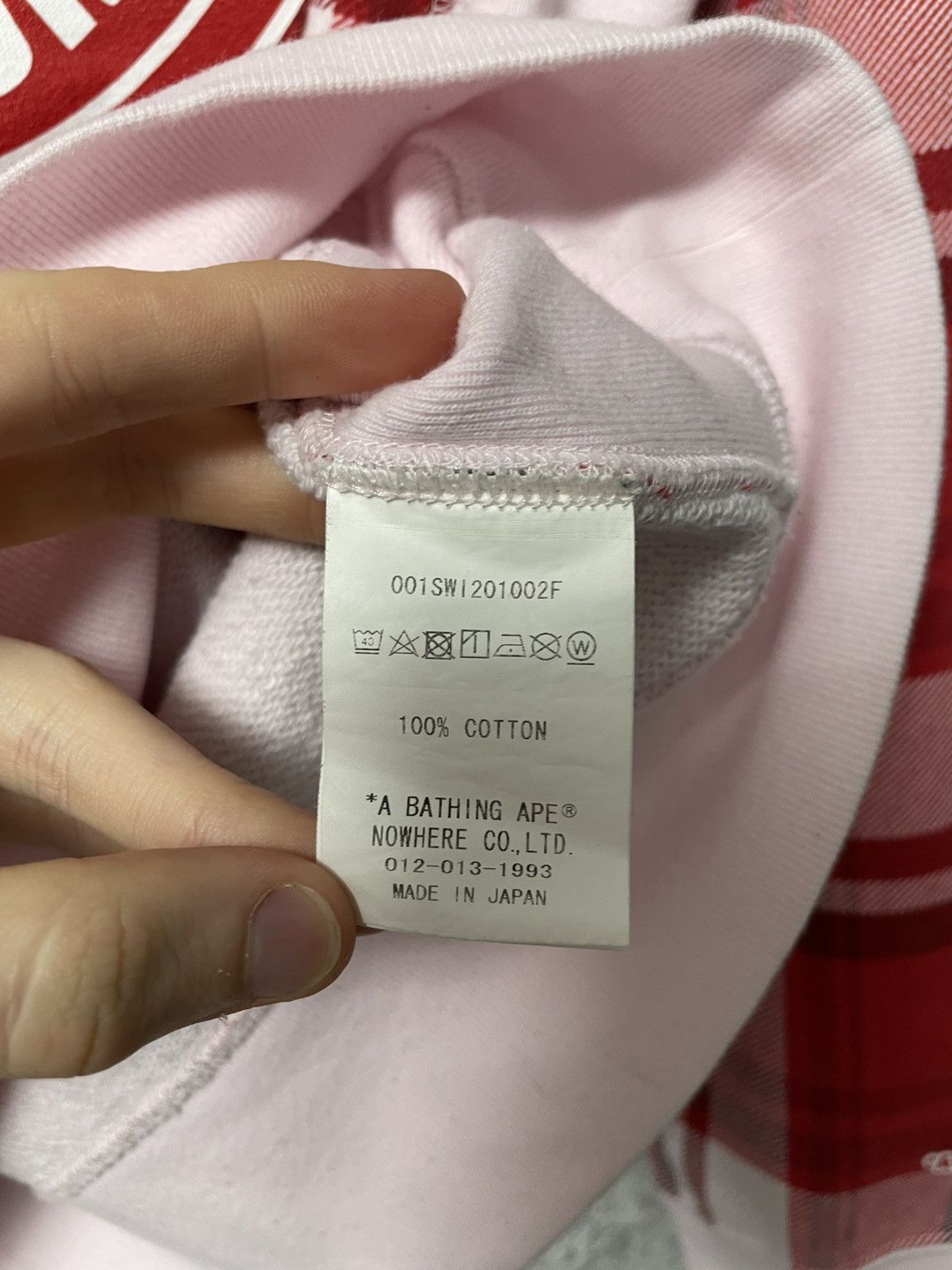 Bape Bape Check Gift Busy Works Sweatshirt Crewneck A Bathing Ape Size US M / EU 48-50 / 2 - 14 Thumbnail