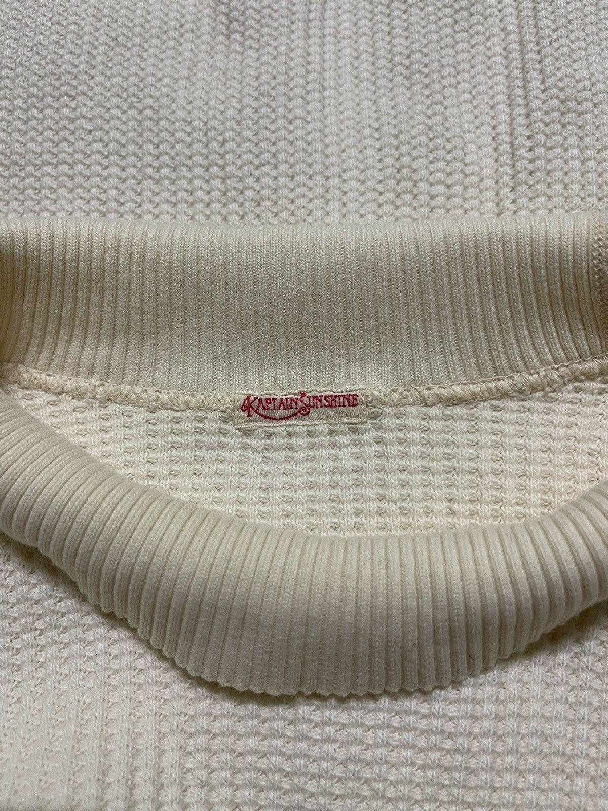 Japanese Brand Kaptain Sunshine Waffle Jumper Size XS / US 0-2 / IT 36-38 - 17 Thumbnail