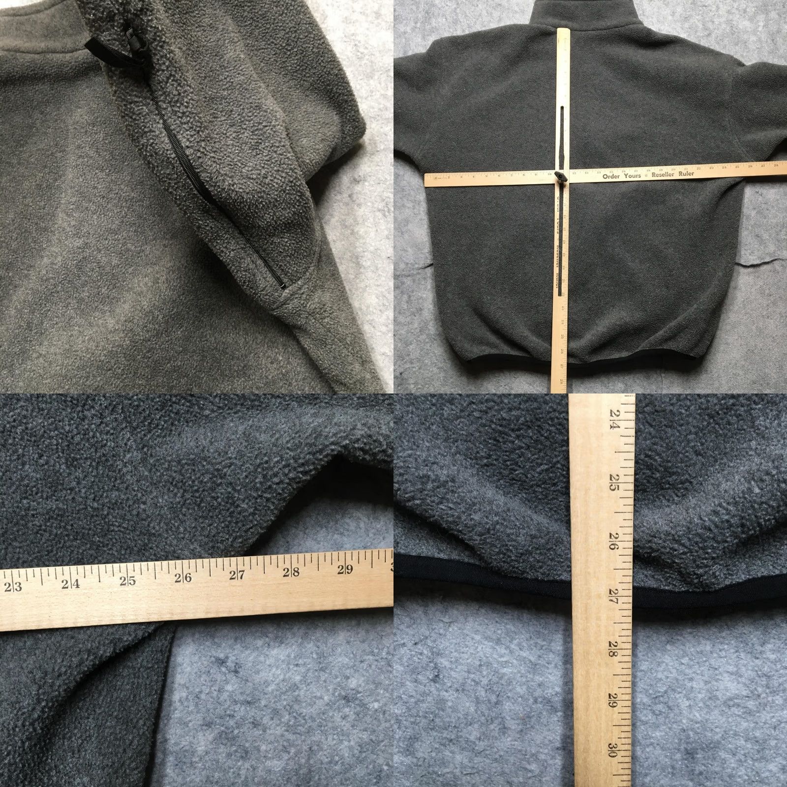The North Face VINTAGE The North Face Jacket Mens 2XL Gray Full Zip Bomber Elastic Waist Size US XXL / EU 58 / 5 - 8 Thumbnail