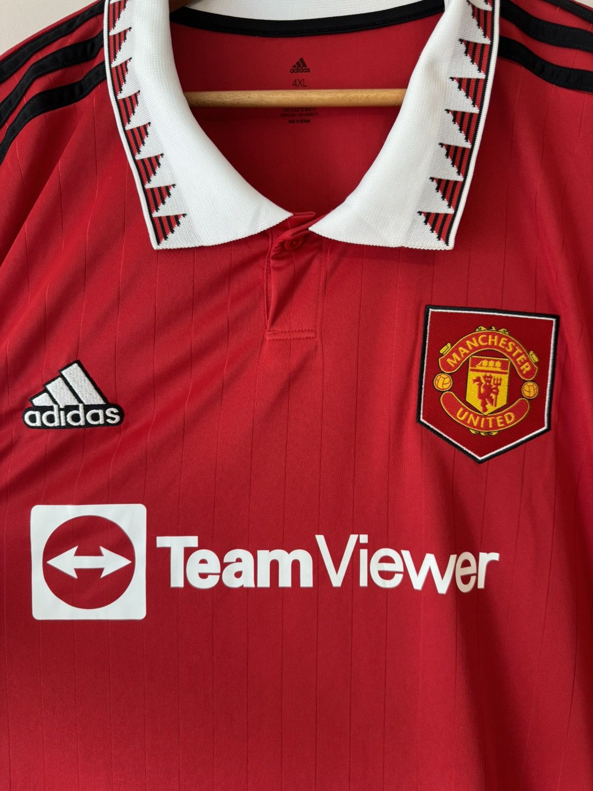 Adidas Manchester United 2022-2023 Home Soccer Jersey Football Kit Size US XXL / EU 58 / 5 - 6 Thumbnail