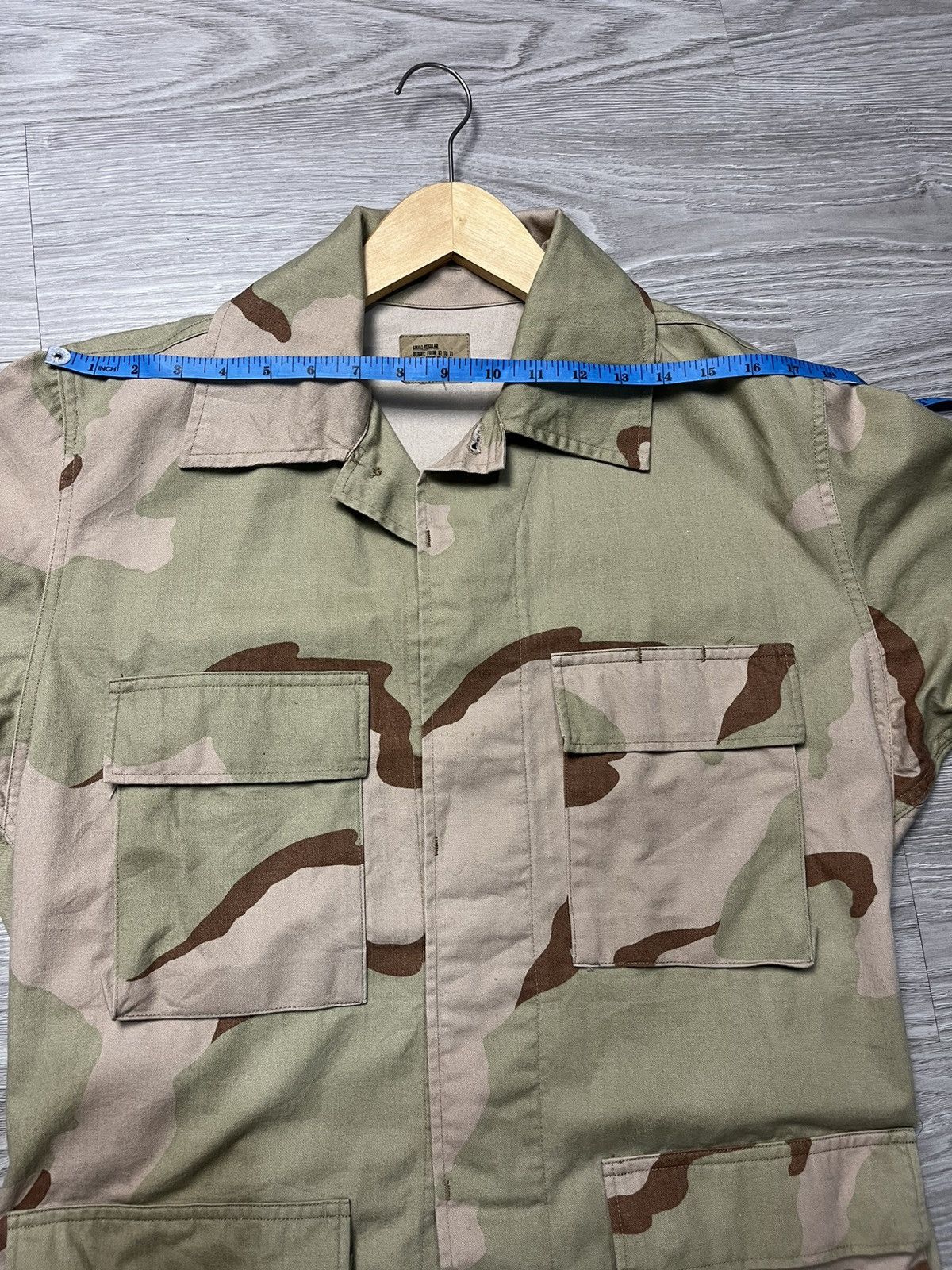 Vintage US Military Desert Camo Small Regular Shirt Size US L / EU 52-54 / 3 - 9 Thumbnail