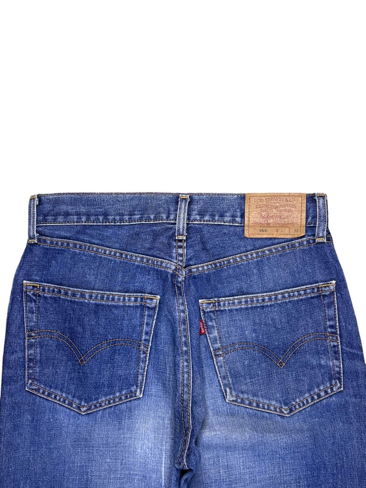 Levi's Vintage 90s Levis 560 Blue Wash Loose Baggy Jeans Size US 28 / EU 44 - 8 Thumbnail