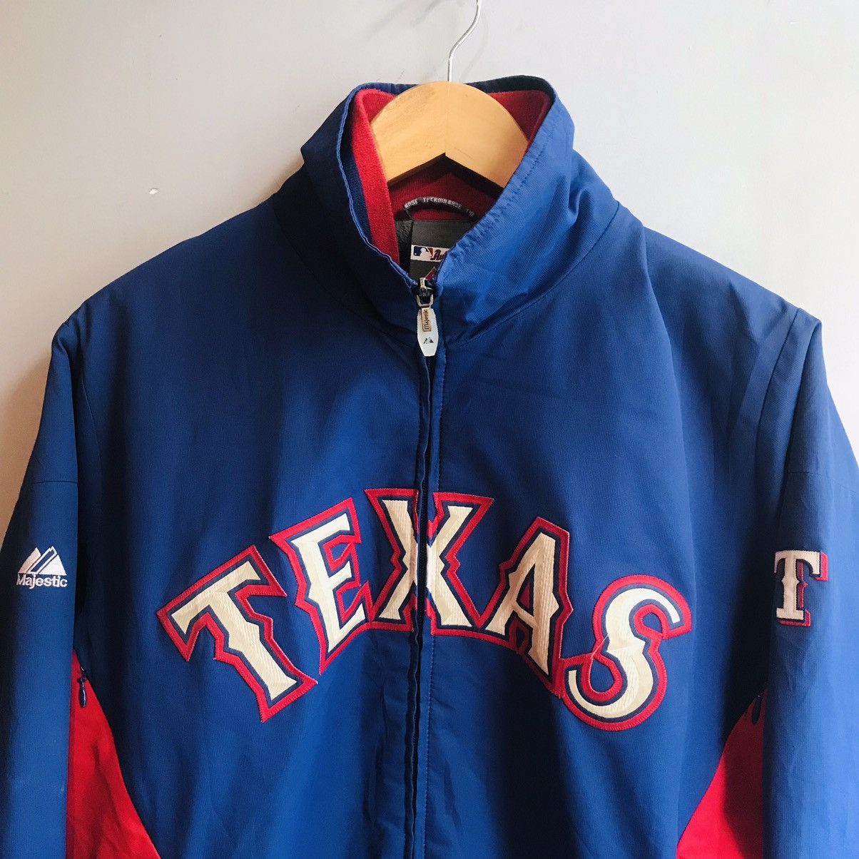 Vintage 90’s Thermal Base Baseball Jacket Size US S / EU 44-46 / 1 - 1 Thumbnail