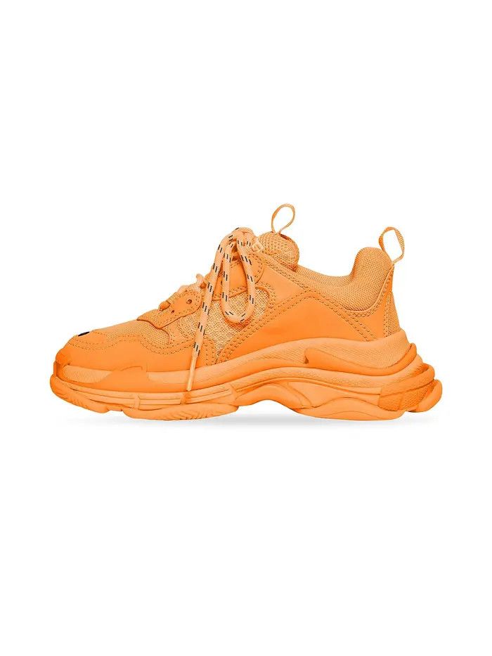 Balenciaga o1tr1nto0825 Size: KIDS 27 / Triple S Sneakers Fluo Orange Size US 5 / EU 37 - 4 Thumbnail