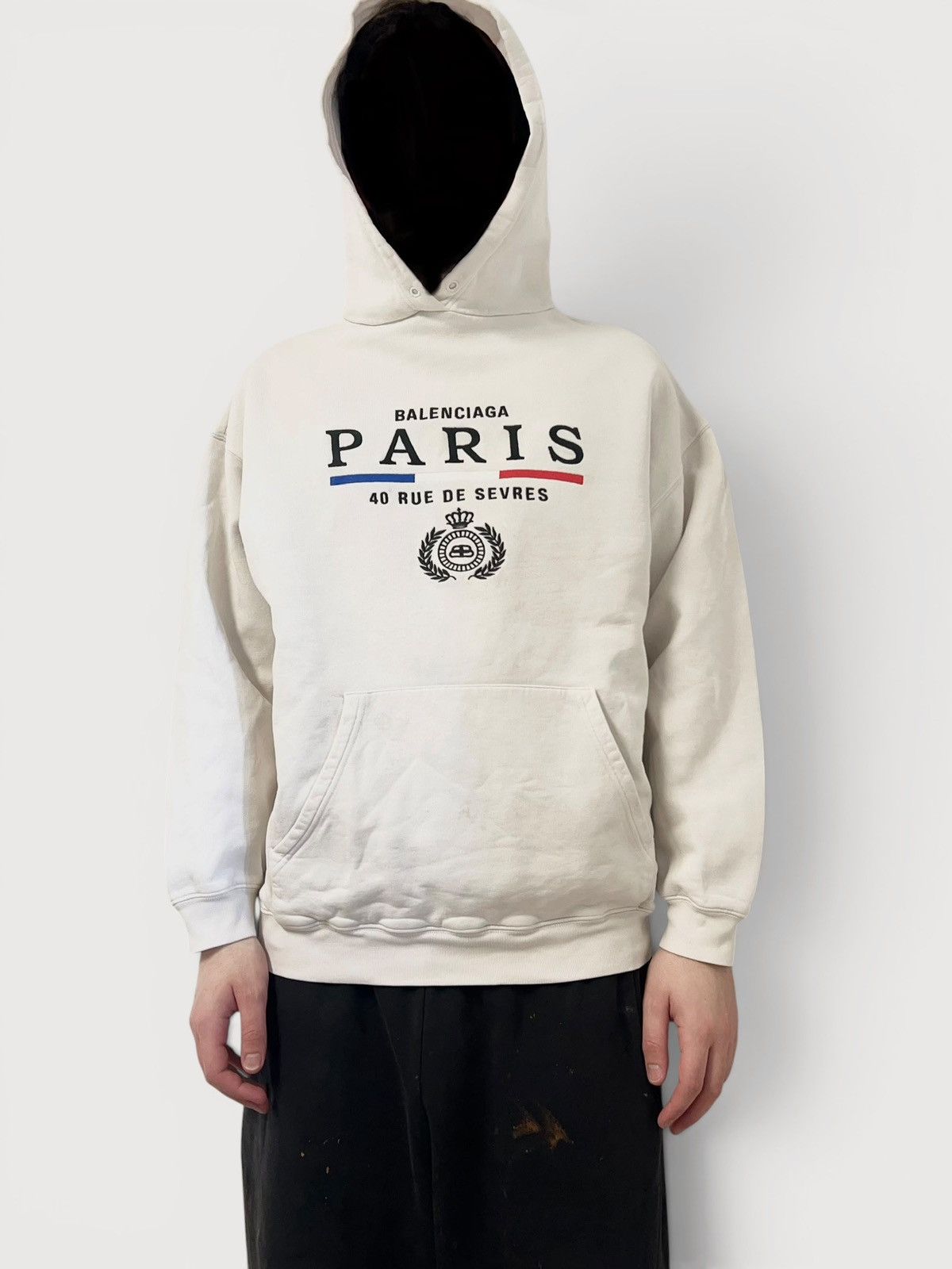 Balenciaga FW2019 Paris Rue de Sèvres Hoodie Size US S / EU 44-46 / 1 - 3 Thumbnail