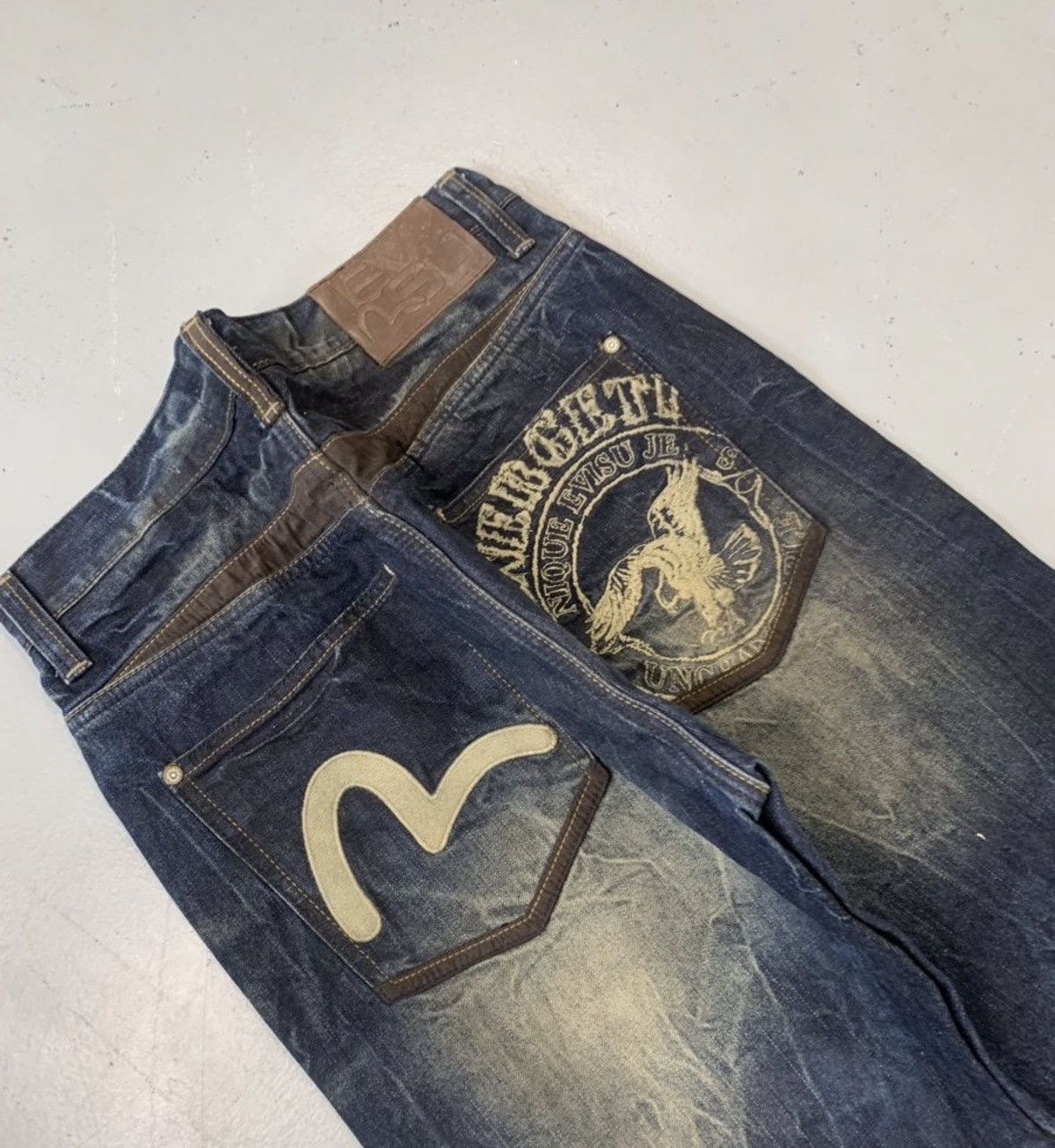 Japanese Brand Vintage crazy japanese denim Size US 32 / EU 48 - 3 Thumbnail