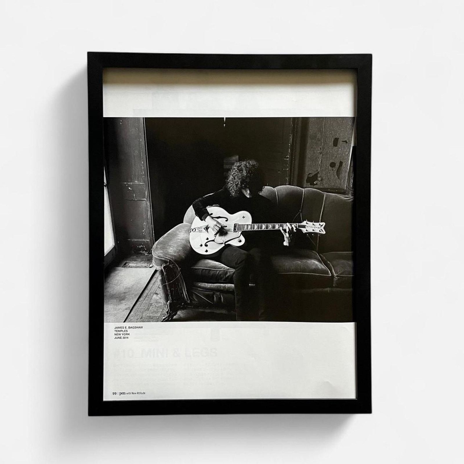 Hedi Slimane × Saint Laurent Paris × Yves Saint Laurent Hedi Slimane SAINT LAURENT photography framed poster 9x11 Size ONE SIZE - 1 Thumbnail