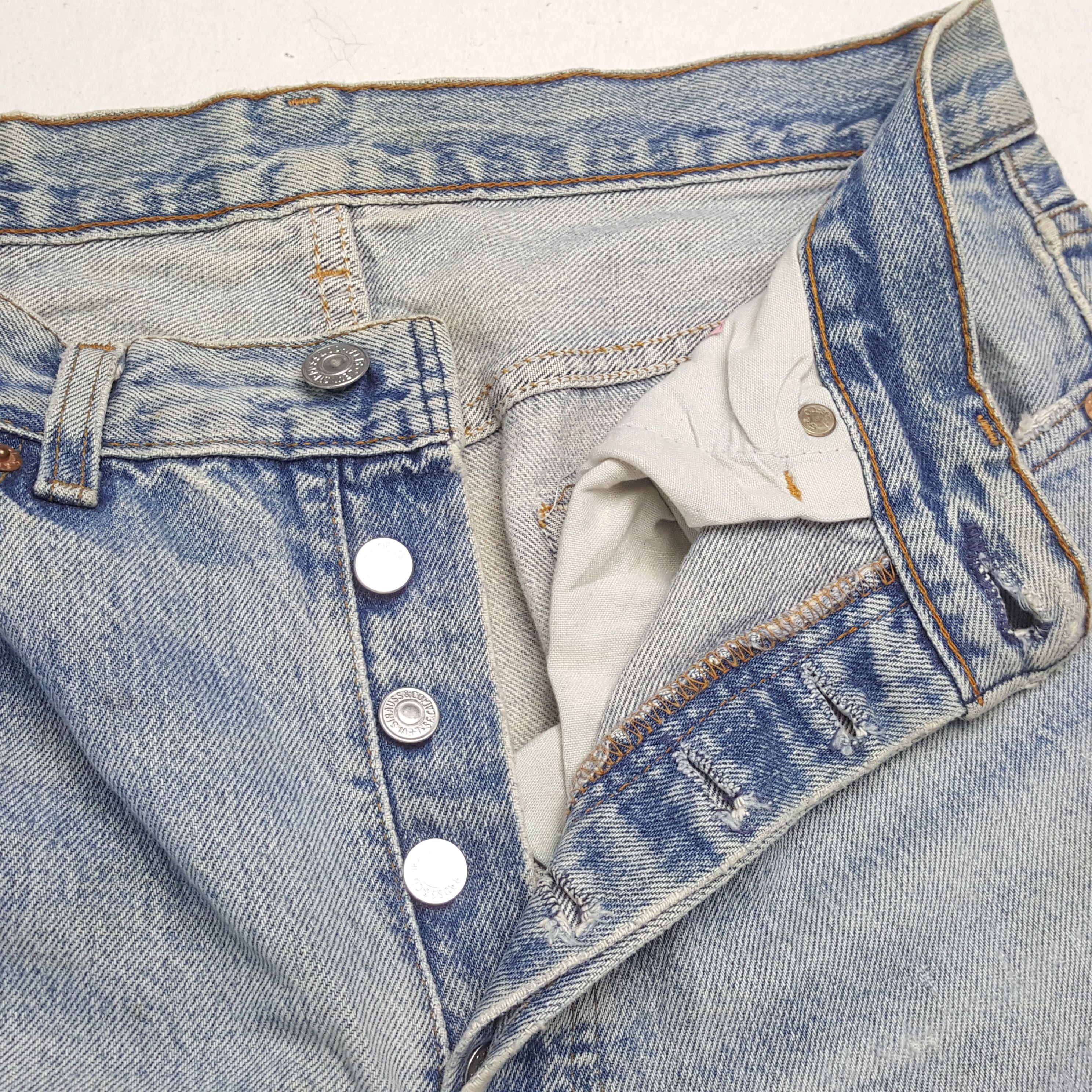 Levi's × Vintage LEVI'S 501 Streetwear Style Distressed Jeans Size US 30 / EU 46 - 12 Thumbnail
