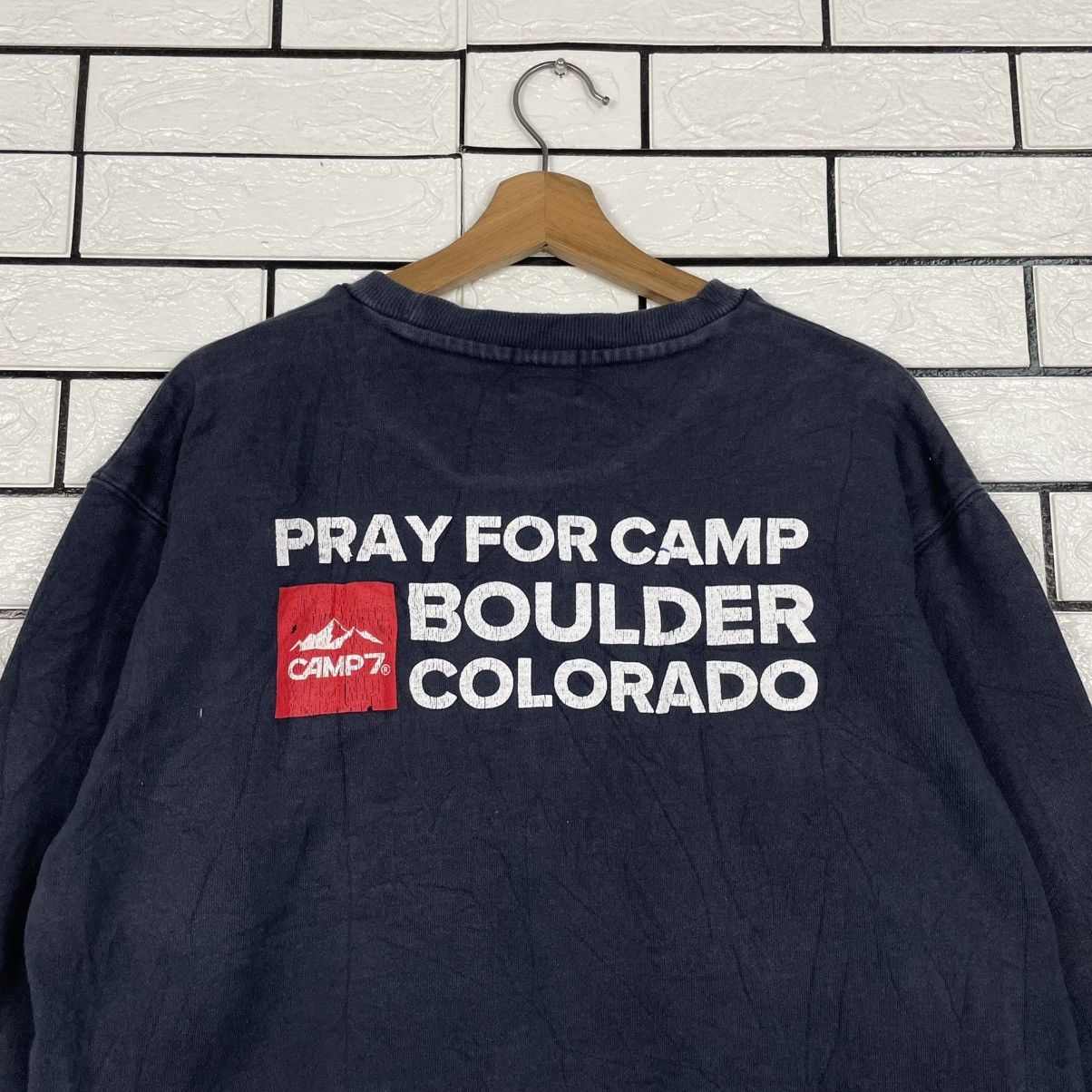 Japanese Brand Japanese Brand Camp 7 Black Sweatshirt Size US M / EU 48-50 / 2 - 8 Thumbnail