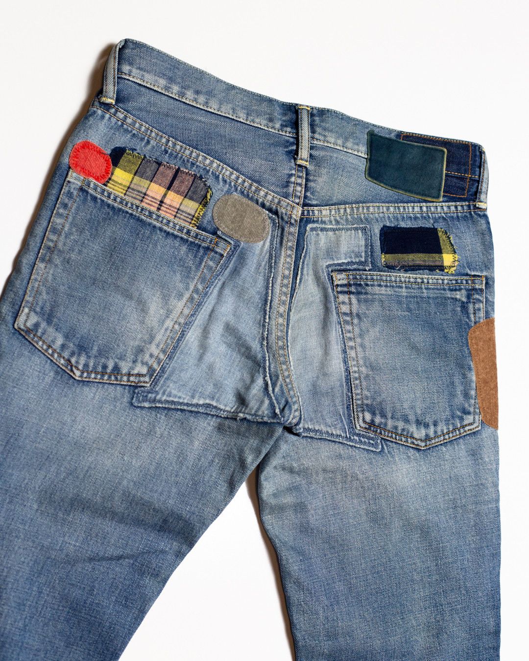 Visvim 03D8 PATCHWORK DENIM Size US 30 / EU 46 - 1 Thumbnail