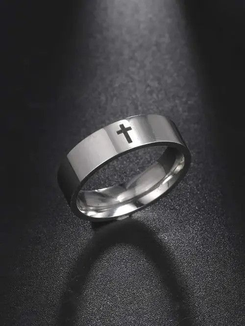 Jewelry × Vintage Vintage Cross Ring Size ONE SIZE - 1 Thumbnail
