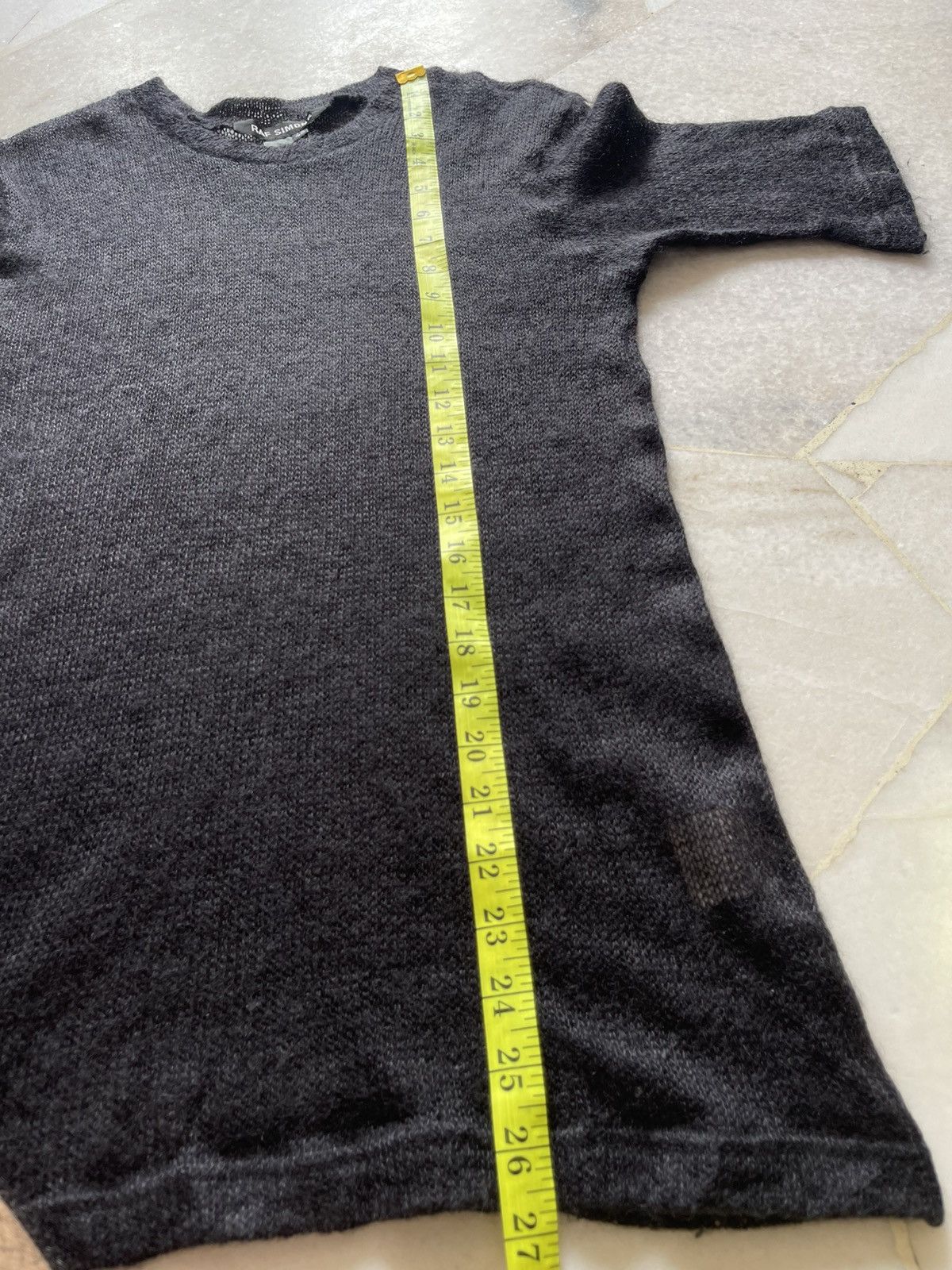 Raf Simons 1998 Raf Simons Radioactivity Mesh Mohair Tee Size US S / EU 44-46 / 1 - 12 Thumbnail