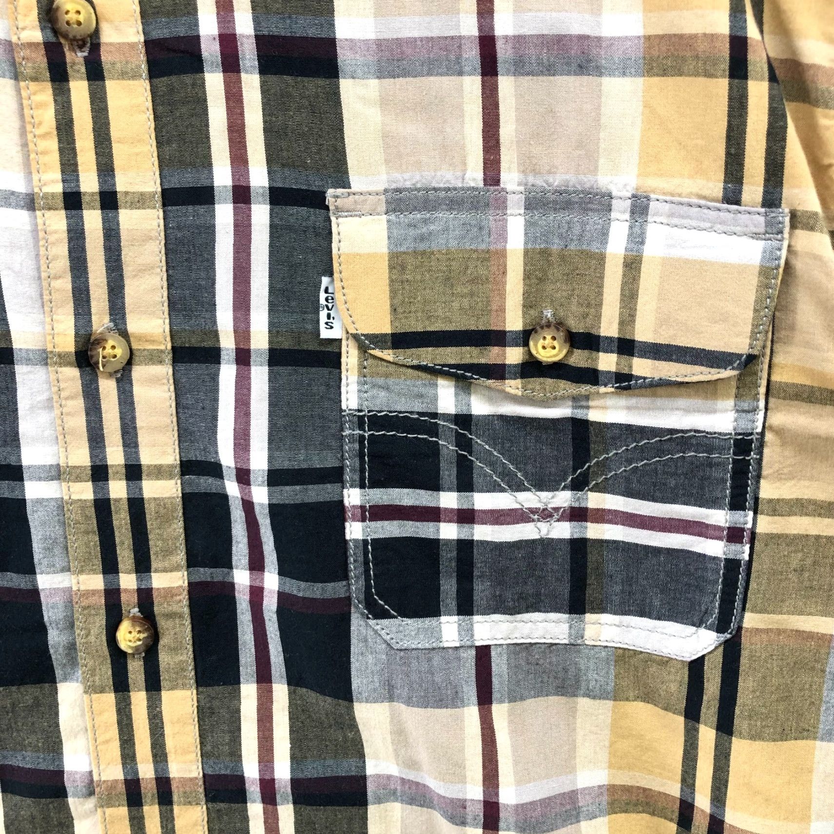 Levi's Levi's Western Shirt Mens 2XL Button-Up Plaid Cotton Casual Multicolor Long Sleeve Colorful Western Men Size US XXL / EU 58 / 5 - 7 Thumbnail