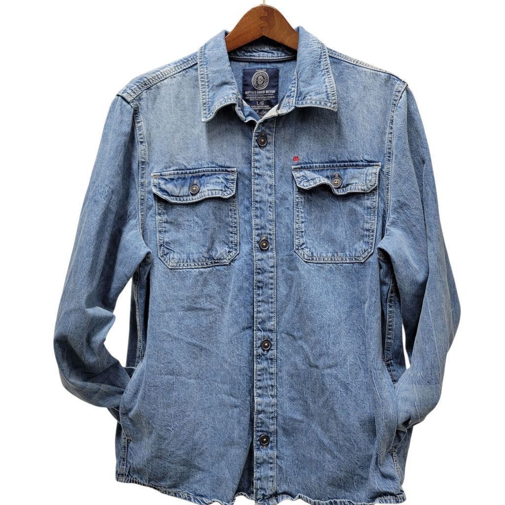 Buffalo David Bitton Buffalo David Bitton Jeremy Men's Denim Shirt Jacket Large Size US L / EU 52-54 / 3 - 4 Thumbnail