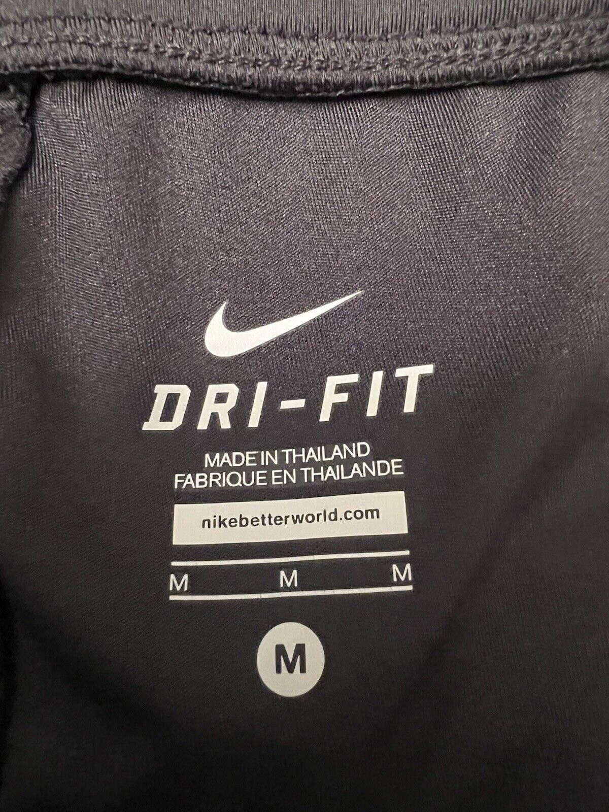 Nike Nike Navy Blue Dri-Fit Workout Fold over Shorts Size Medium Size 32" / US 10 / IT 46 - 4 Thumbnail