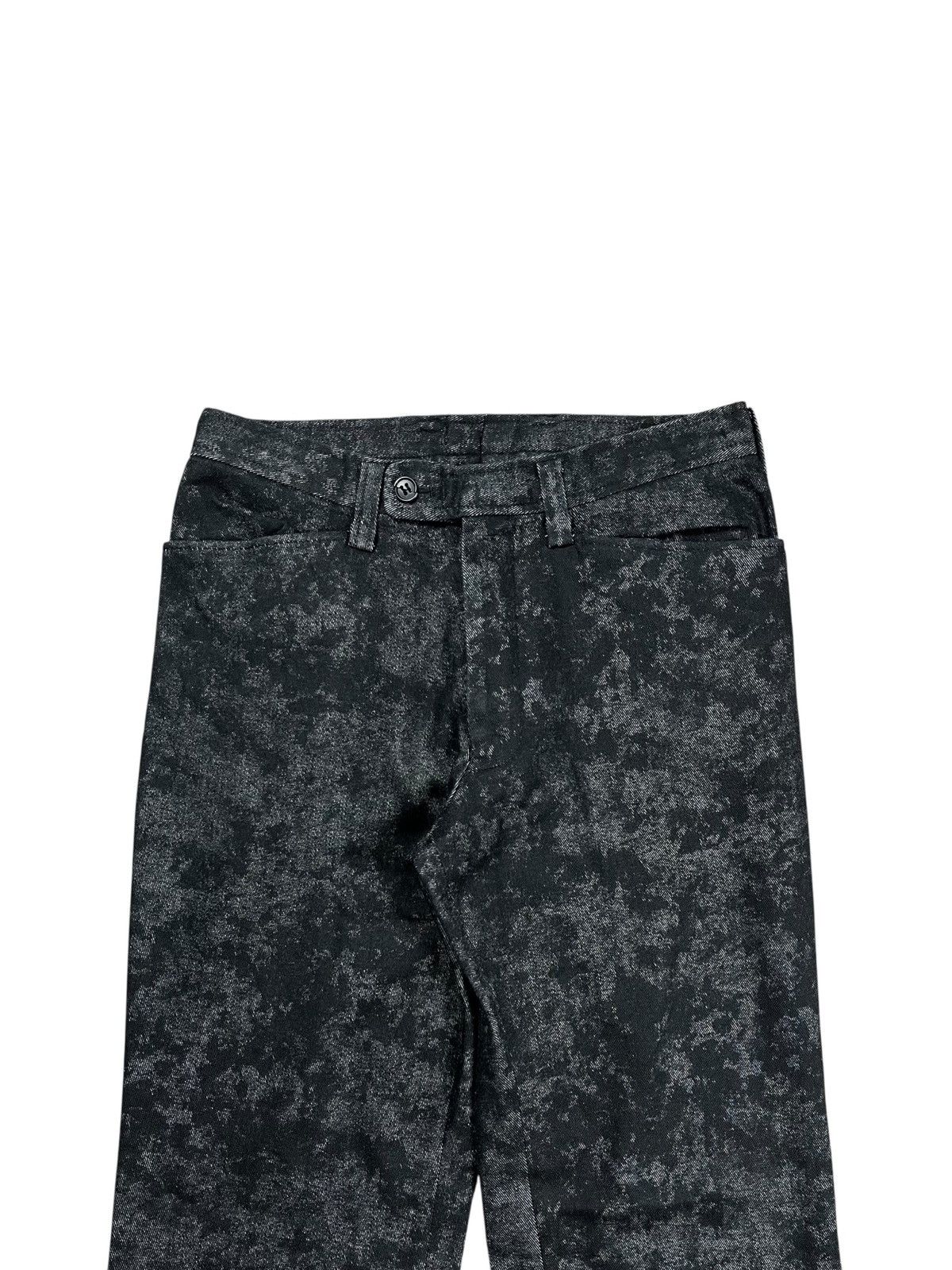 Tornado Mart 2000s Tornado Mart - Mud Wash Jacquard Flared Pants Size US 29 - 7 Thumbnail