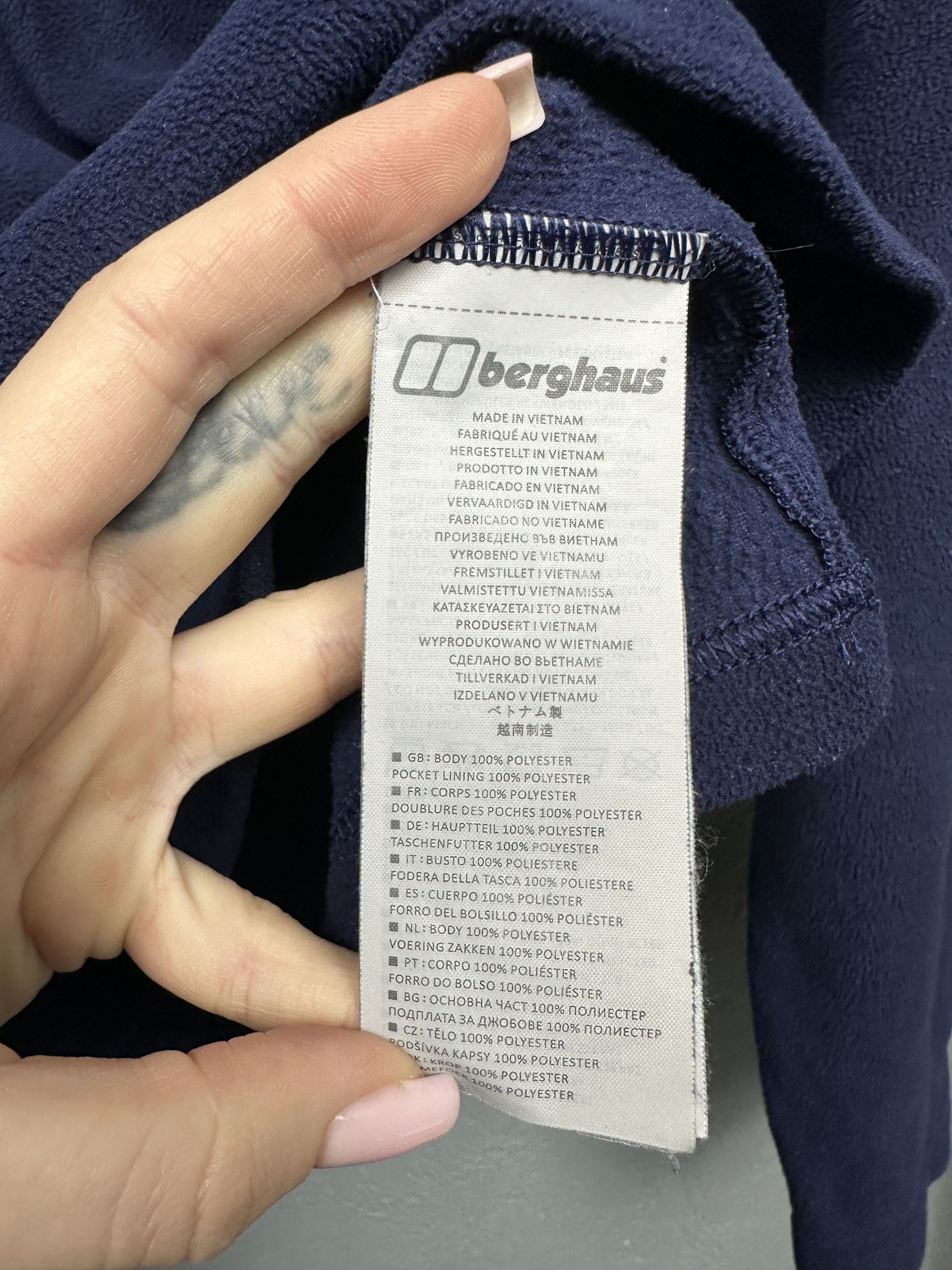 Berghaus Berghaus Mens 1\4 Zip Fleece Jacket Size US L / EU 52-54 / 3 - 7 Thumbnail