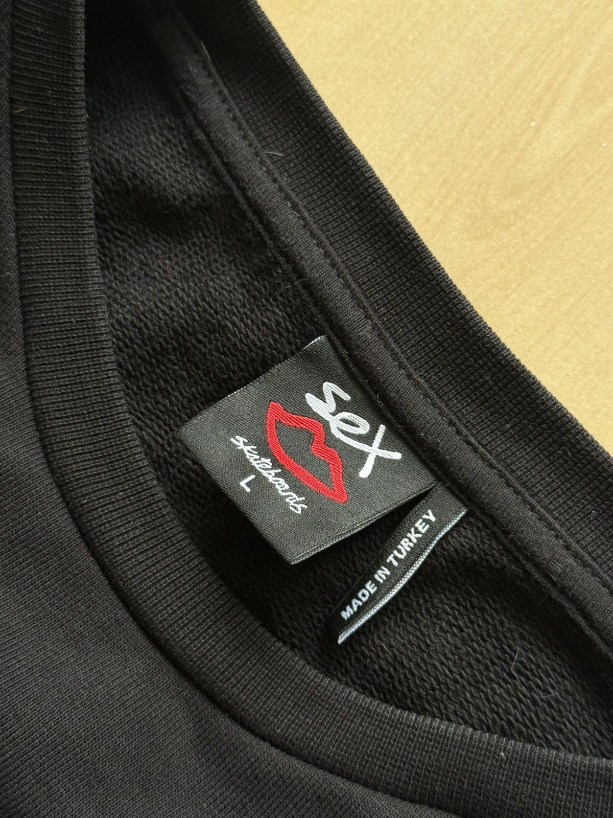 Sex Skateboards Sex Skateboards black crew neck boxy sweatshirt Size US L / EU 52-54 / 3 - 4 Thumbnail