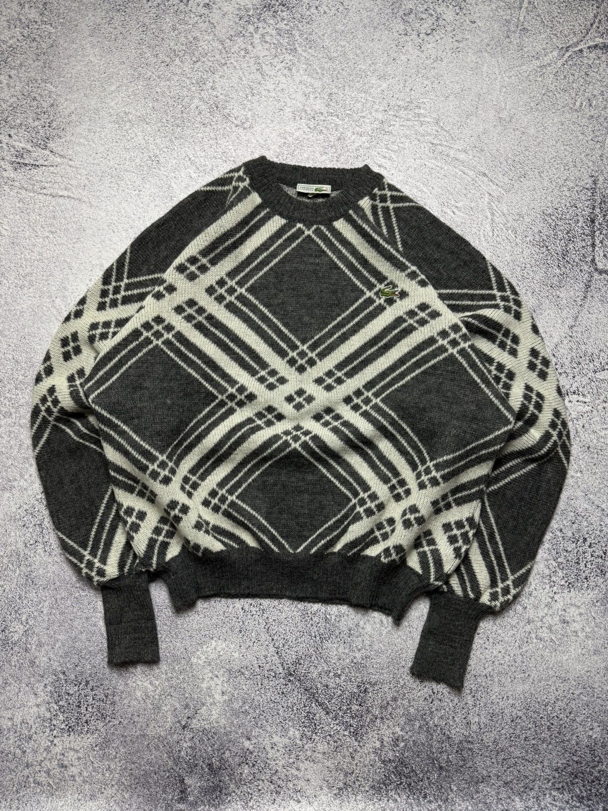 Lacoste Vintage 90s Lacoste Sweater France Rare Wool Knit Y2k Style Size US XL / EU 56 / 4 - 1 Thumbnail