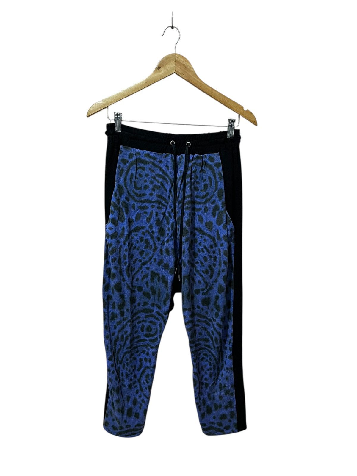 Maison MIHARA YASUHIRO Maison Mihara Yasuhiro - Blue Leopard Print - Cotton Pants Size 26" / US 2 / IT 38 - 1 Thumbnail