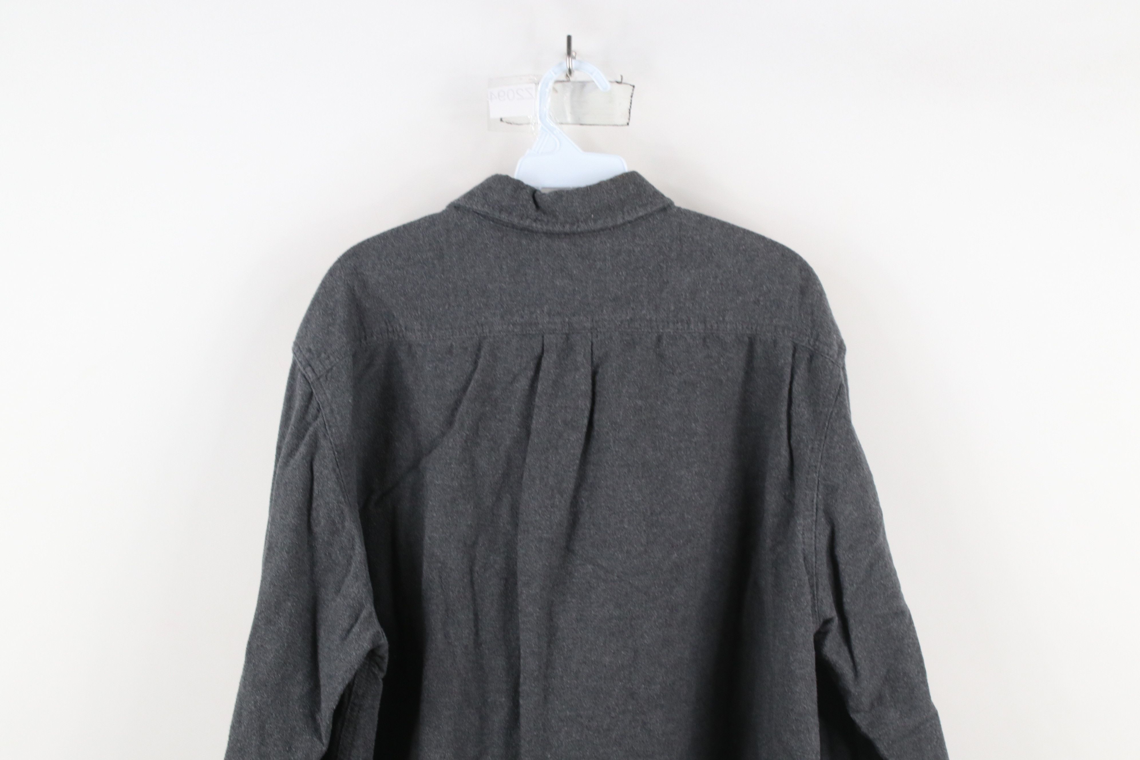 Eddie Bauer × Vintage Vintage Eddie Bauer Chamois Cloth Collared Button Shirt Gray Size US XL / EU 56 / 4 - 9 Thumbnail