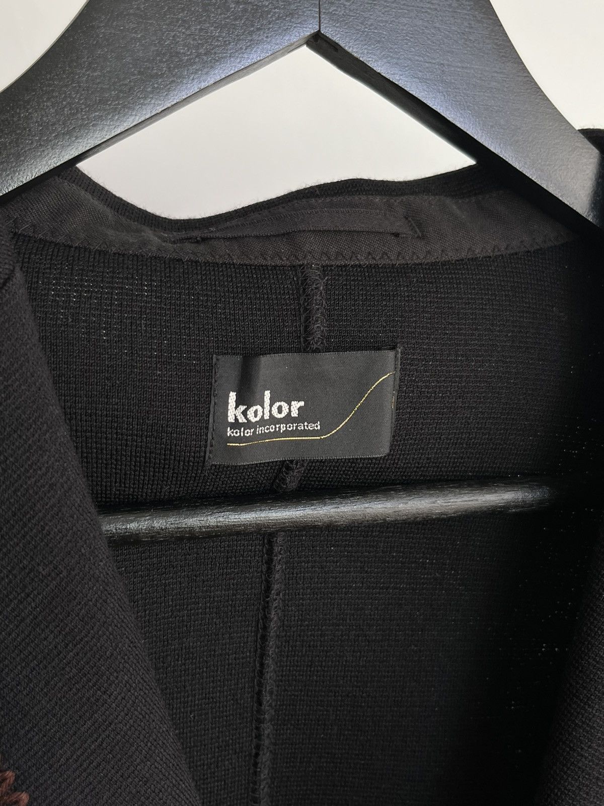 Kolor Kolor by Junichi Abe AW15 runway wool double breasted blazer Size 52R - 3 Thumbnail