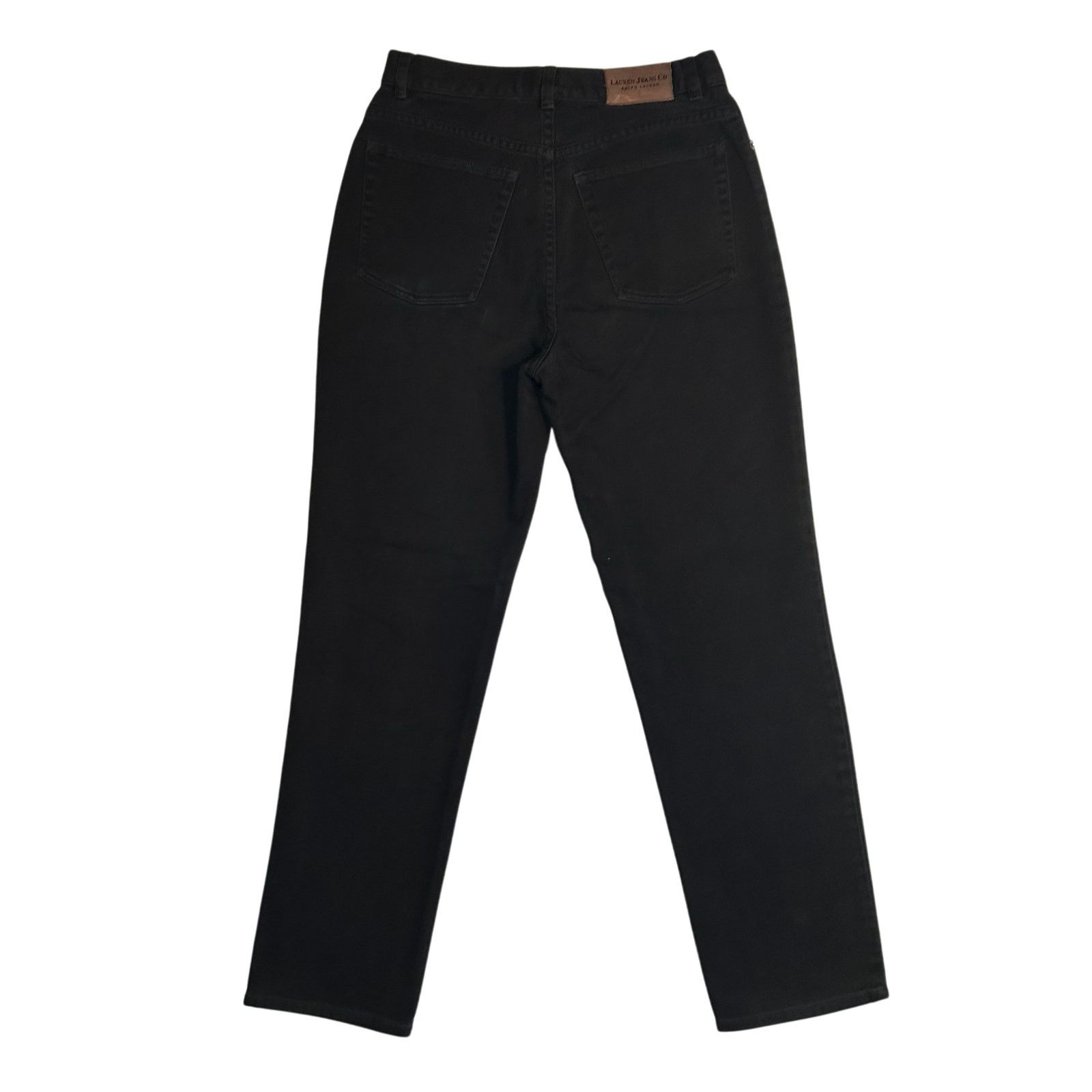 Ralph Lauren Ralph Lauren Jeans Black Straight Leg High Waisted Size 27" Size 27" / US 4 / IT 40 - 2 Thumbnail