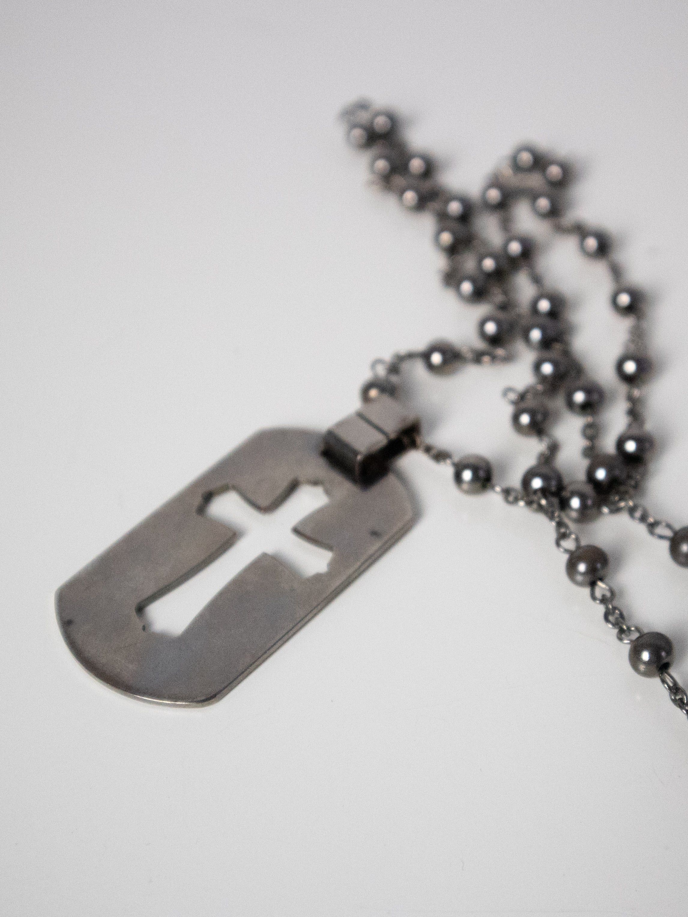Dolce & Gabbana Dolce & Gabbana Cross Dog Tag Chain Grailed