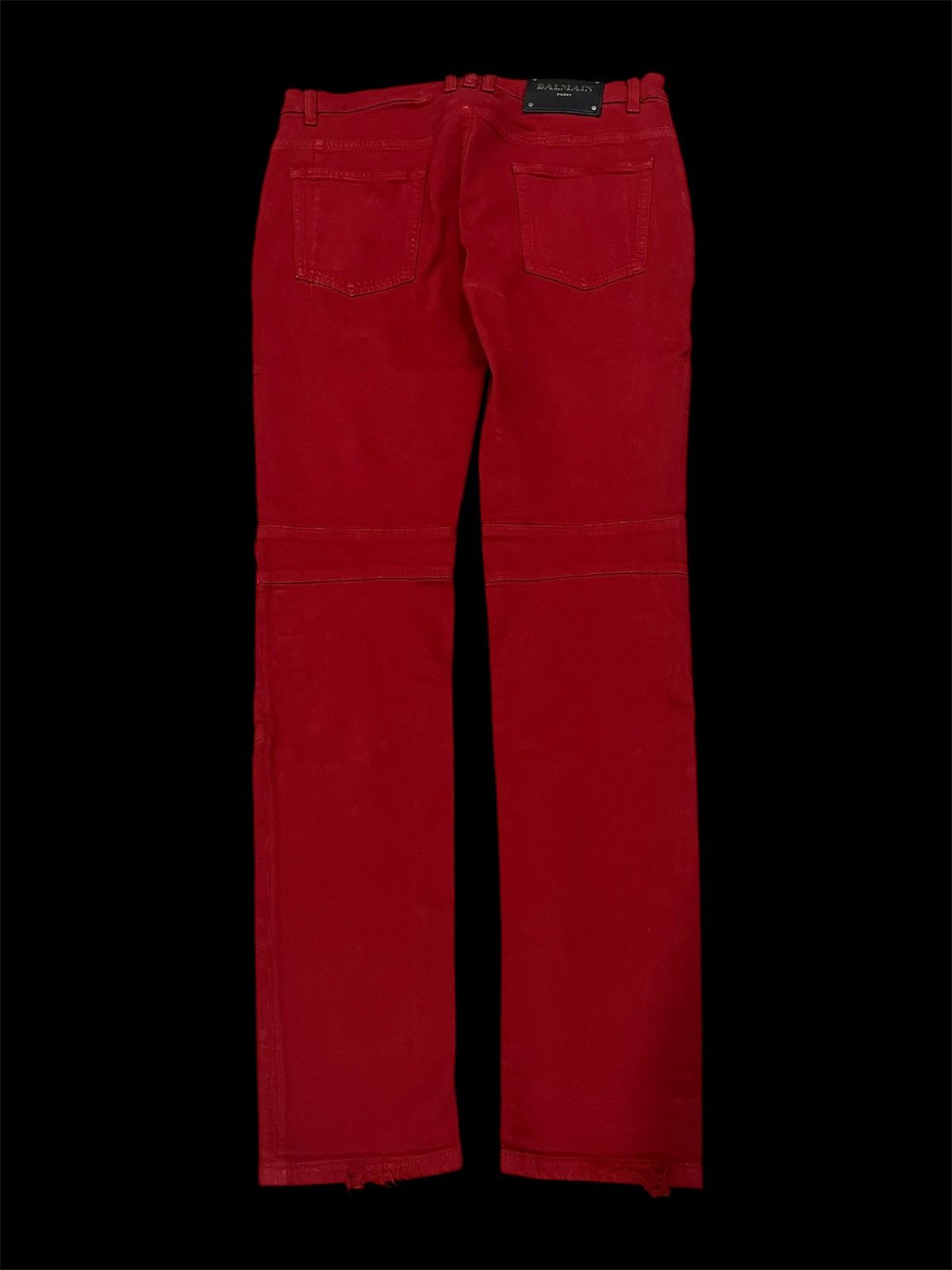 Balmain BALMAIN RED DISTRESSED Size US 33 - 2 Thumbnail