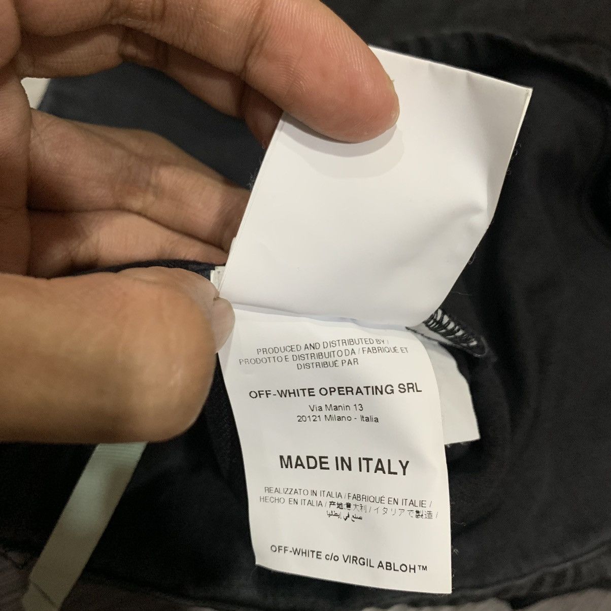 Off-White Off-White Virgin Abloh Black Impressionism Print Jacket Size US S / EU 44-46 / 1 - 13 Thumbnail